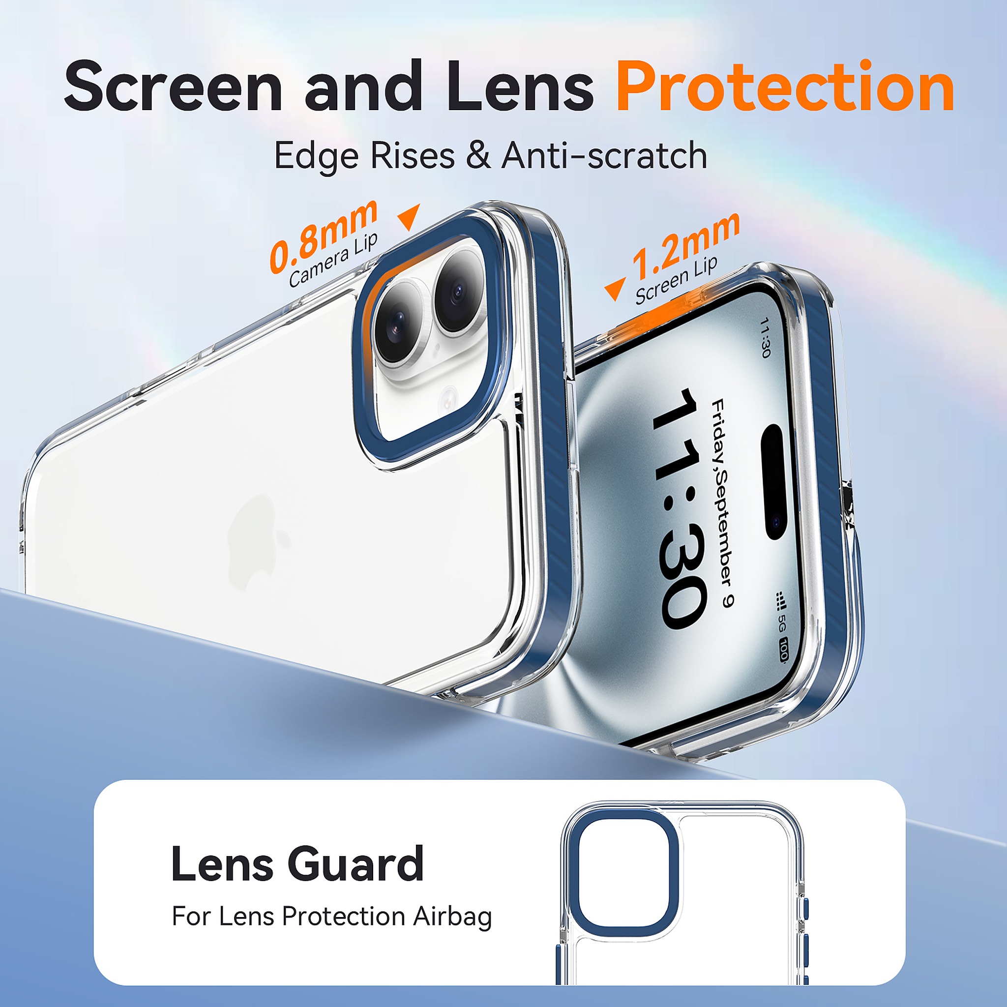 SendaFit Iridescent Two-Tone Case for iPhone 16 Plus detail 2