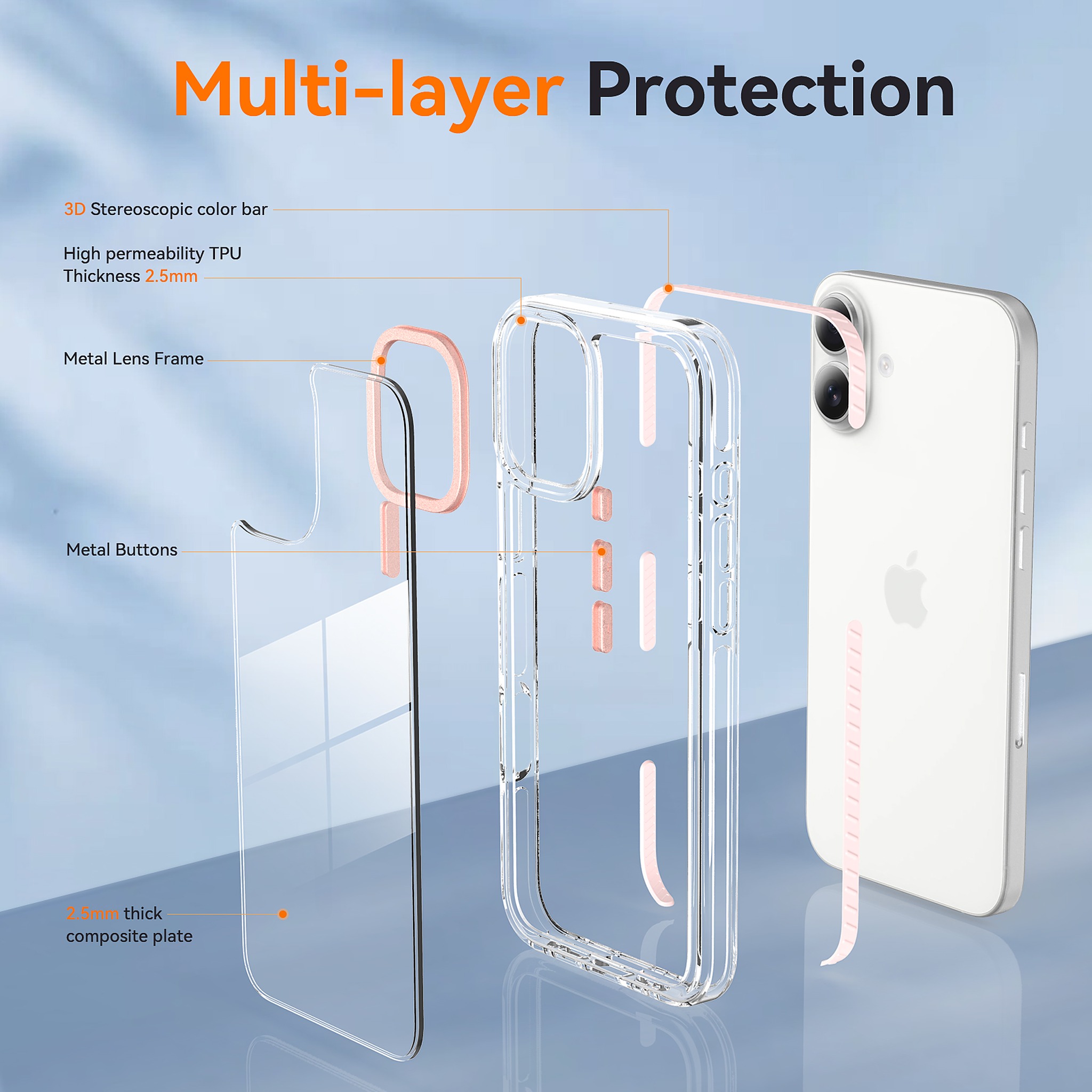 SendaFit Iridescent Two-Tone Case for iPhone 16 Plus detail 20