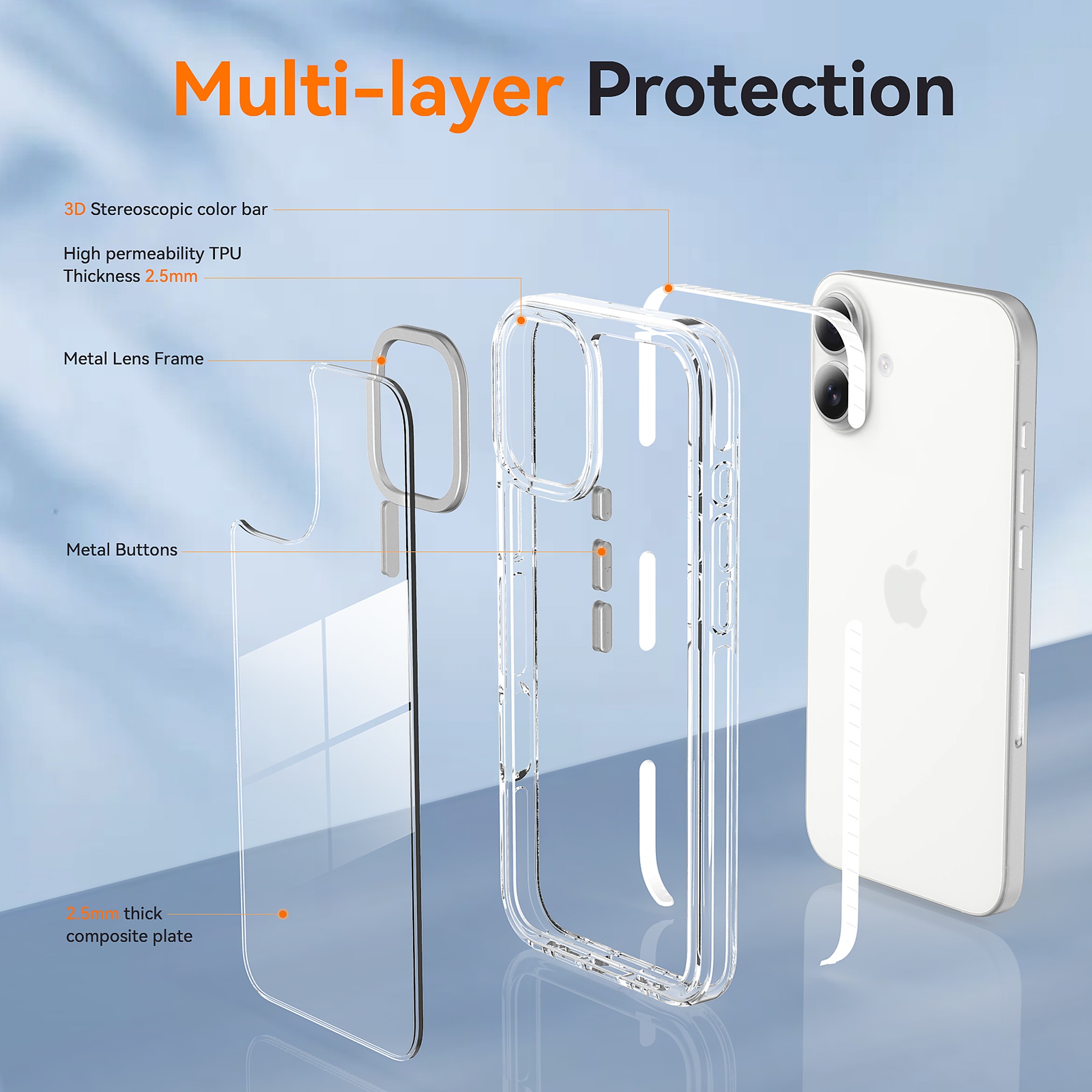 SendaFit Iridescent Two-Tone Case for iPhone 16 Plus detail 26