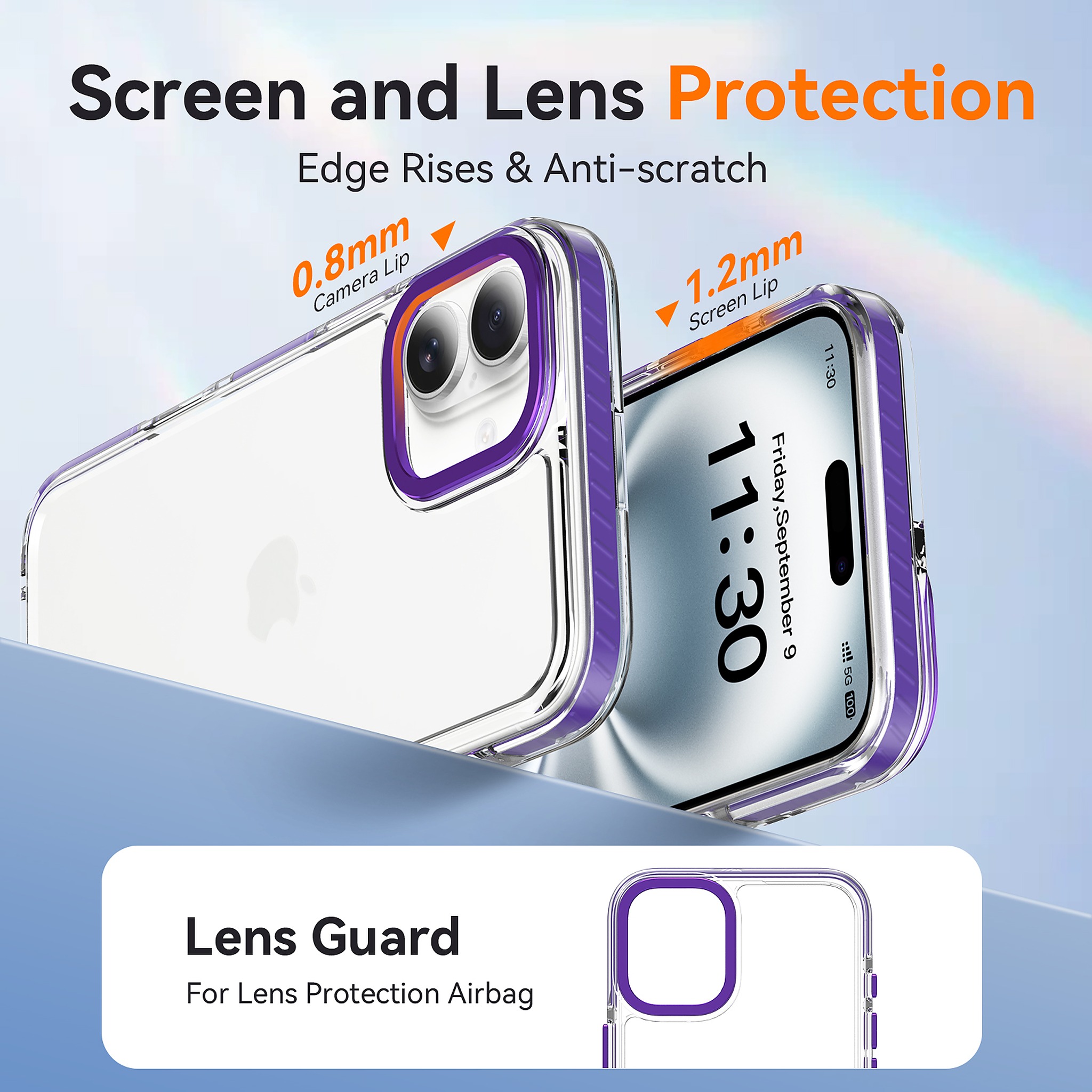 SendaFit Iridescent Two-Tone Case for iPhone 16 Plus detail 7