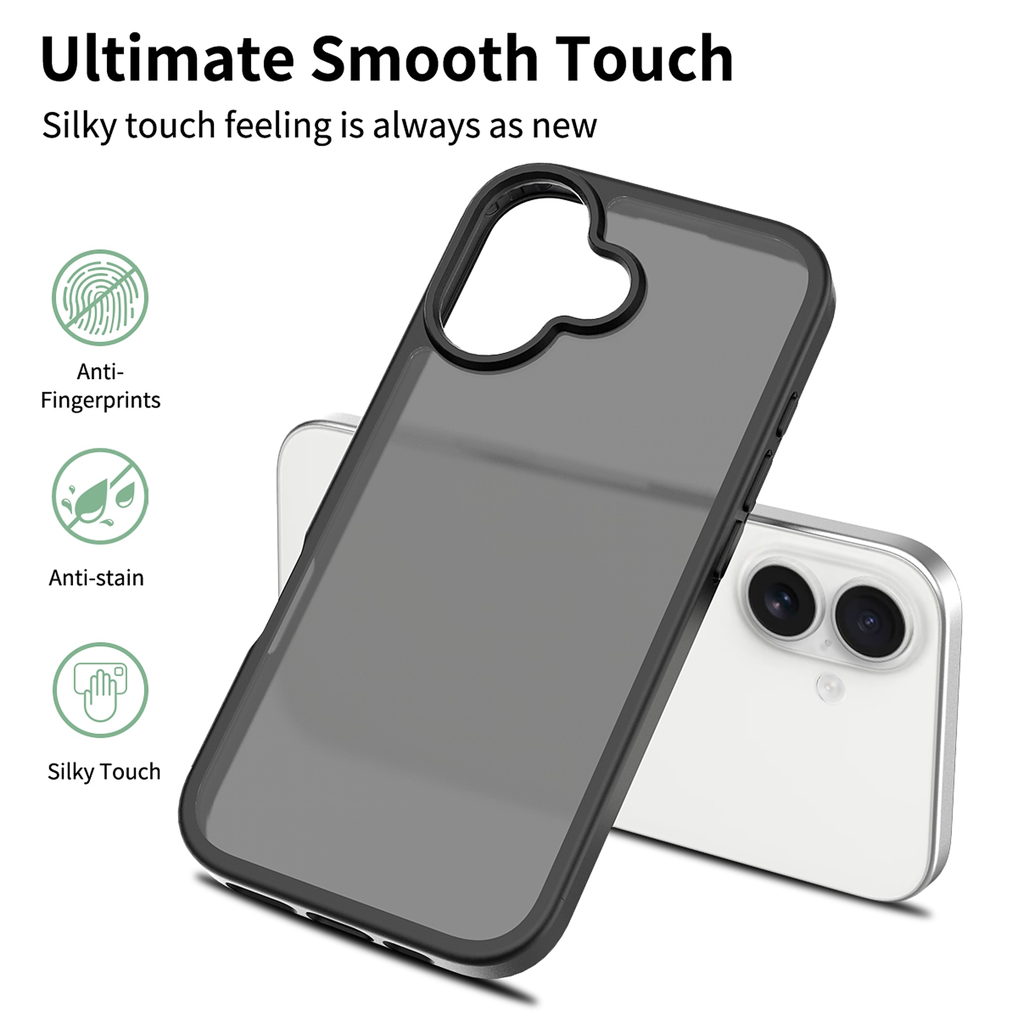 SendaFit Matte Skin-Feel Two-in-One Case for iPhone 17 detail 1