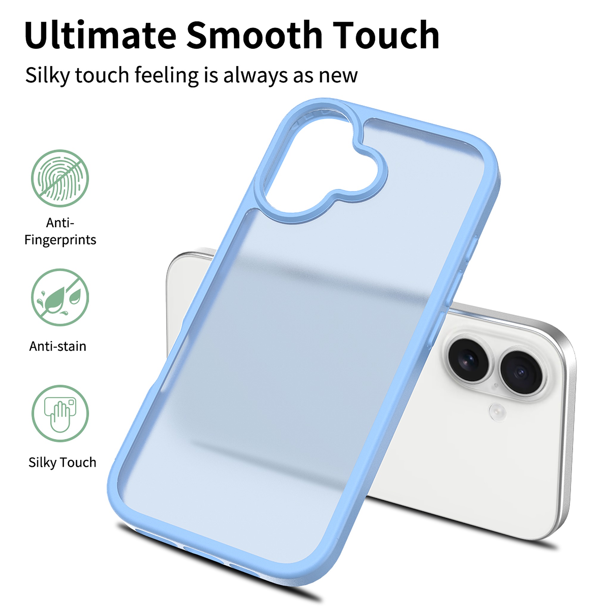 SendaFit Matte Skin-Feel Two-in-One Case for iPhone 17 detail 2
