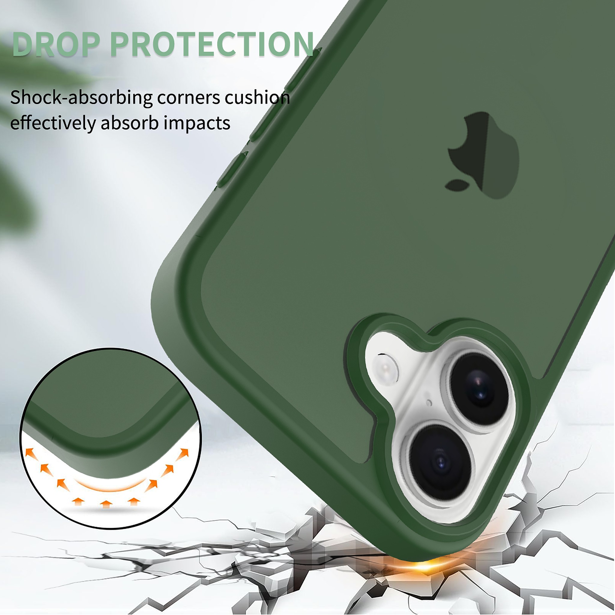 SendaFit Matte Skin-Feel Two-in-One Case for iPhone 17 detail 21