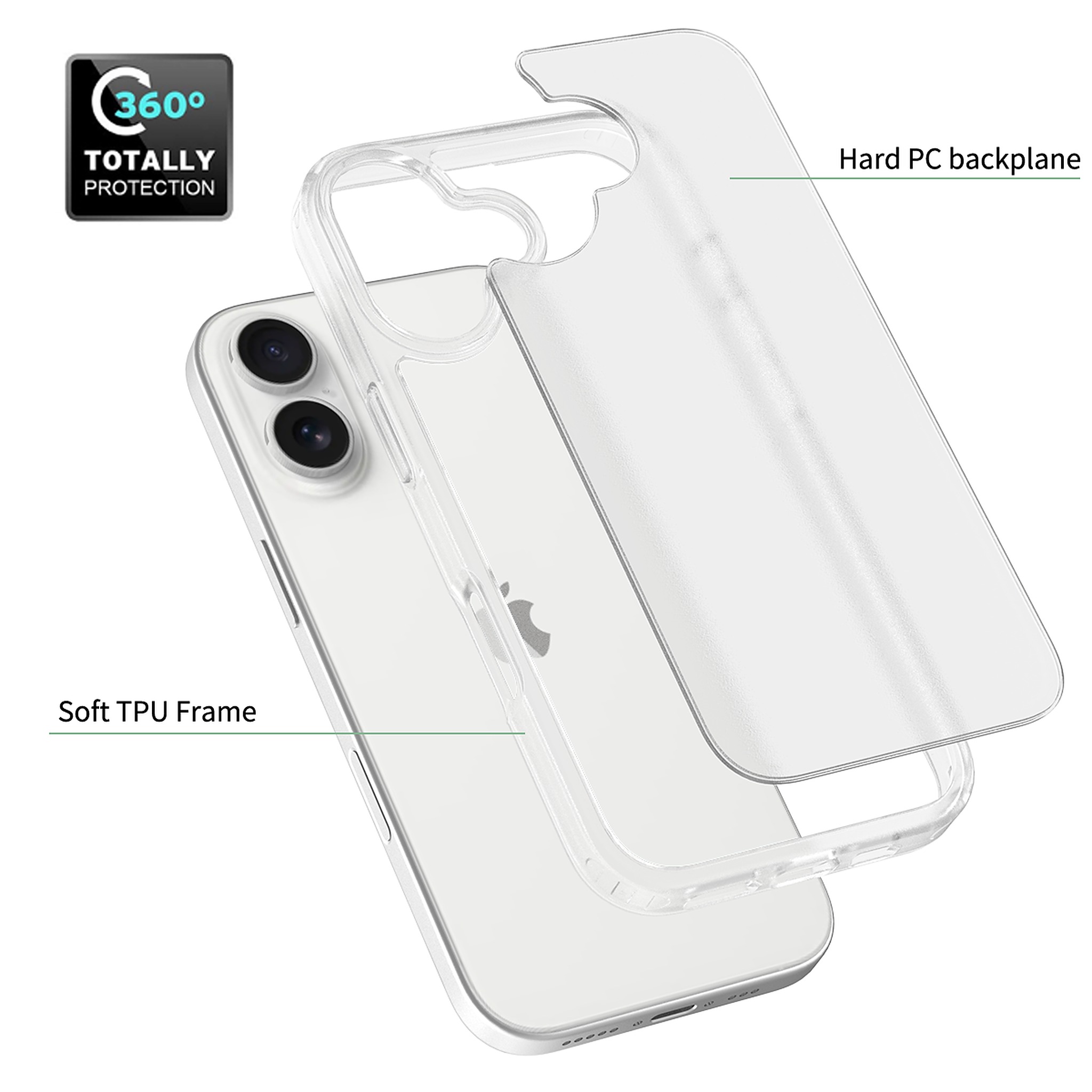 SendaFit Matte Skin-Feel Two-in-One Case for iPhone 17 detail 38