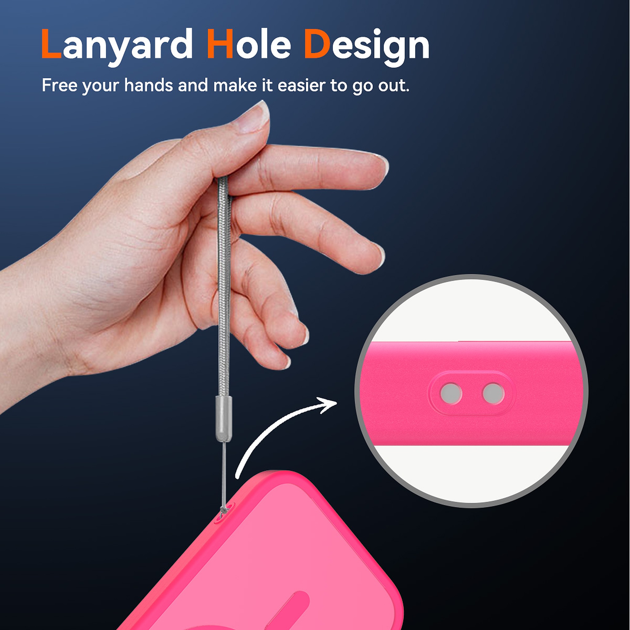 SendaFit Matte Skin-Feel Two-in-One Camera-Button Lanyard Hole MagSafe Case for iPhone 17 (Slim Speaker Port) detail 15