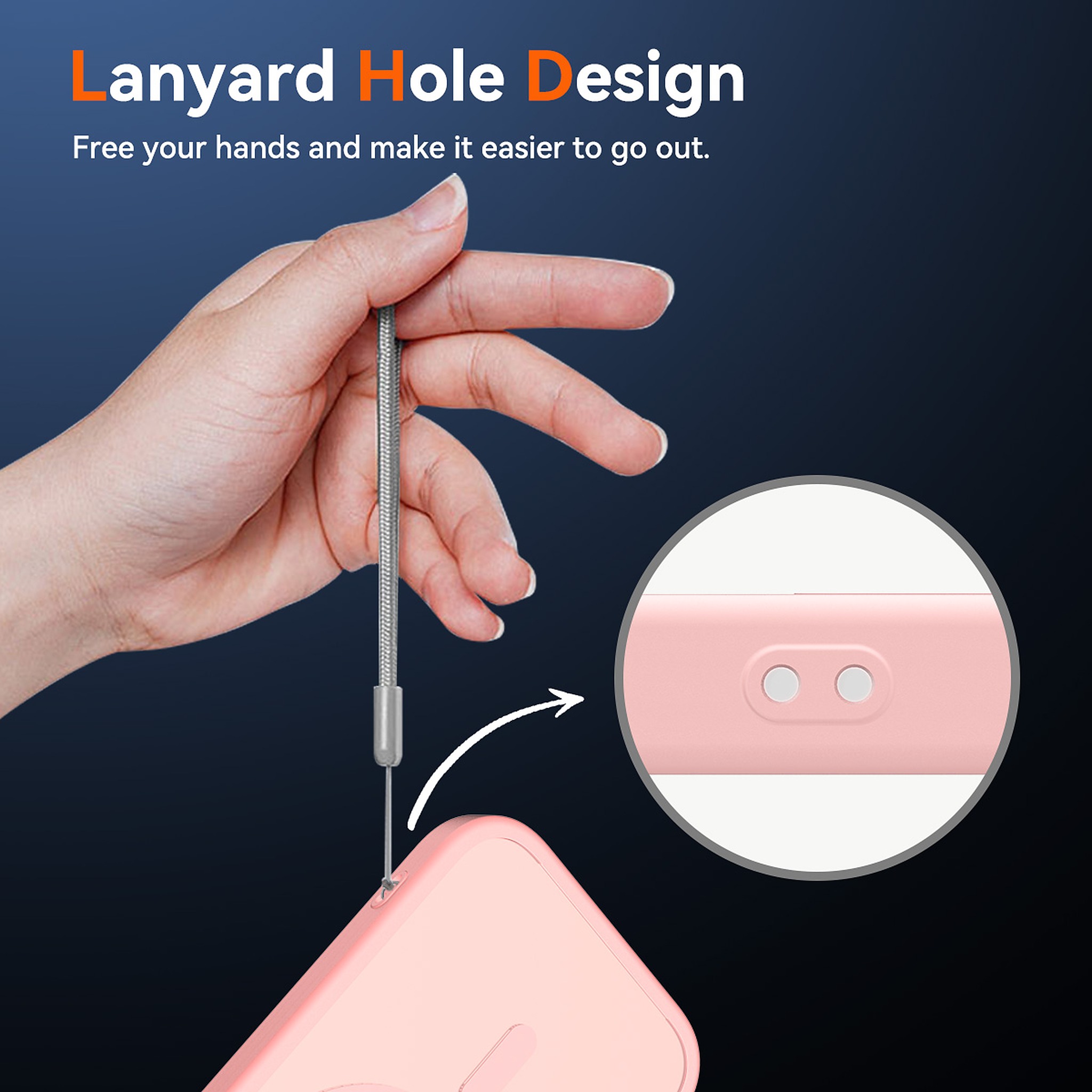 SendaFit Matte Skin-Feel Two-in-One Camera-Button Lanyard Hole MagSafe Case for iPhone 17 (Slim Speaker Port) detail 20