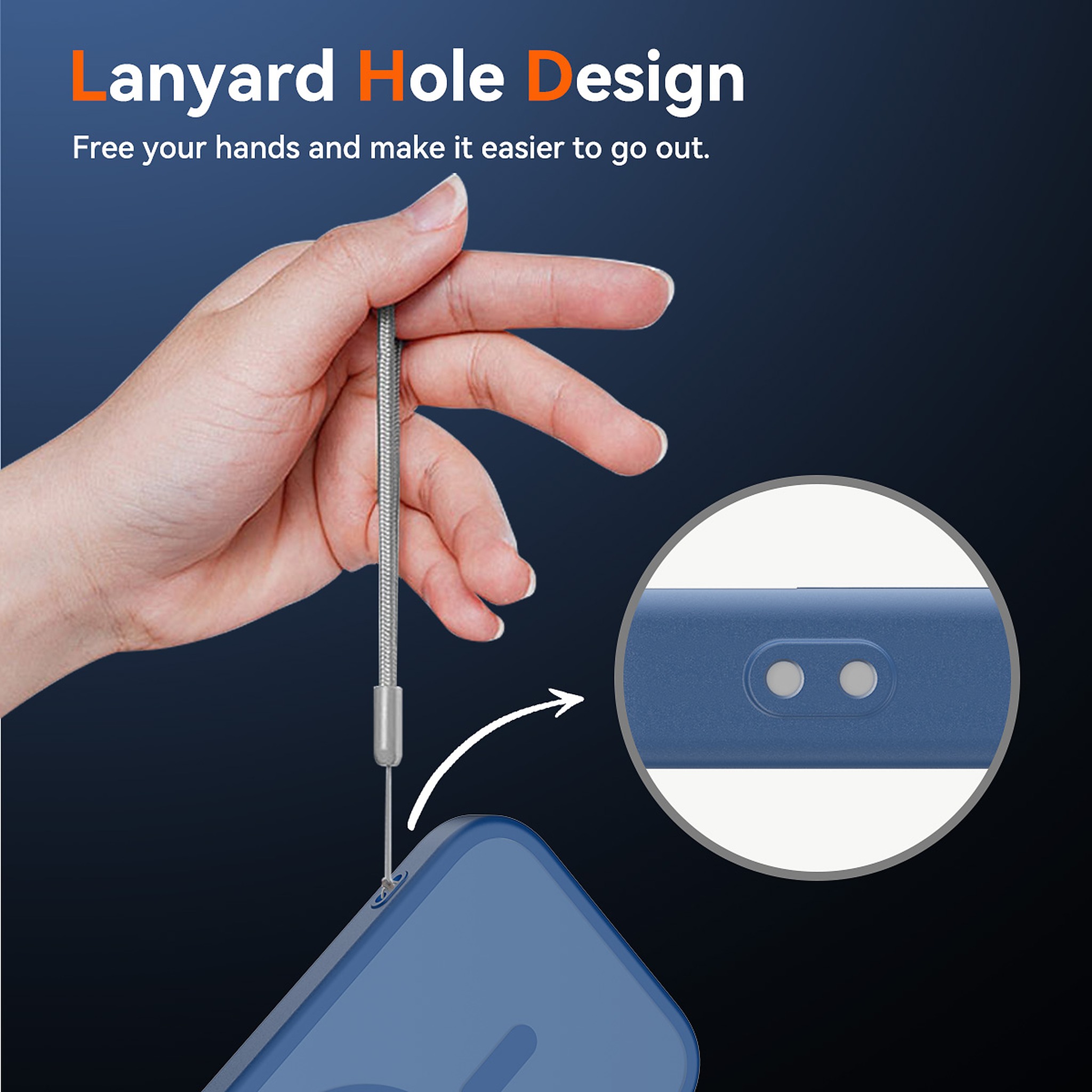 SendaFit Matte Skin-Feel Two-in-One Camera-Button Lanyard Hole MagSafe Case for iPhone 17 (Slim Speaker Port) detail 30
