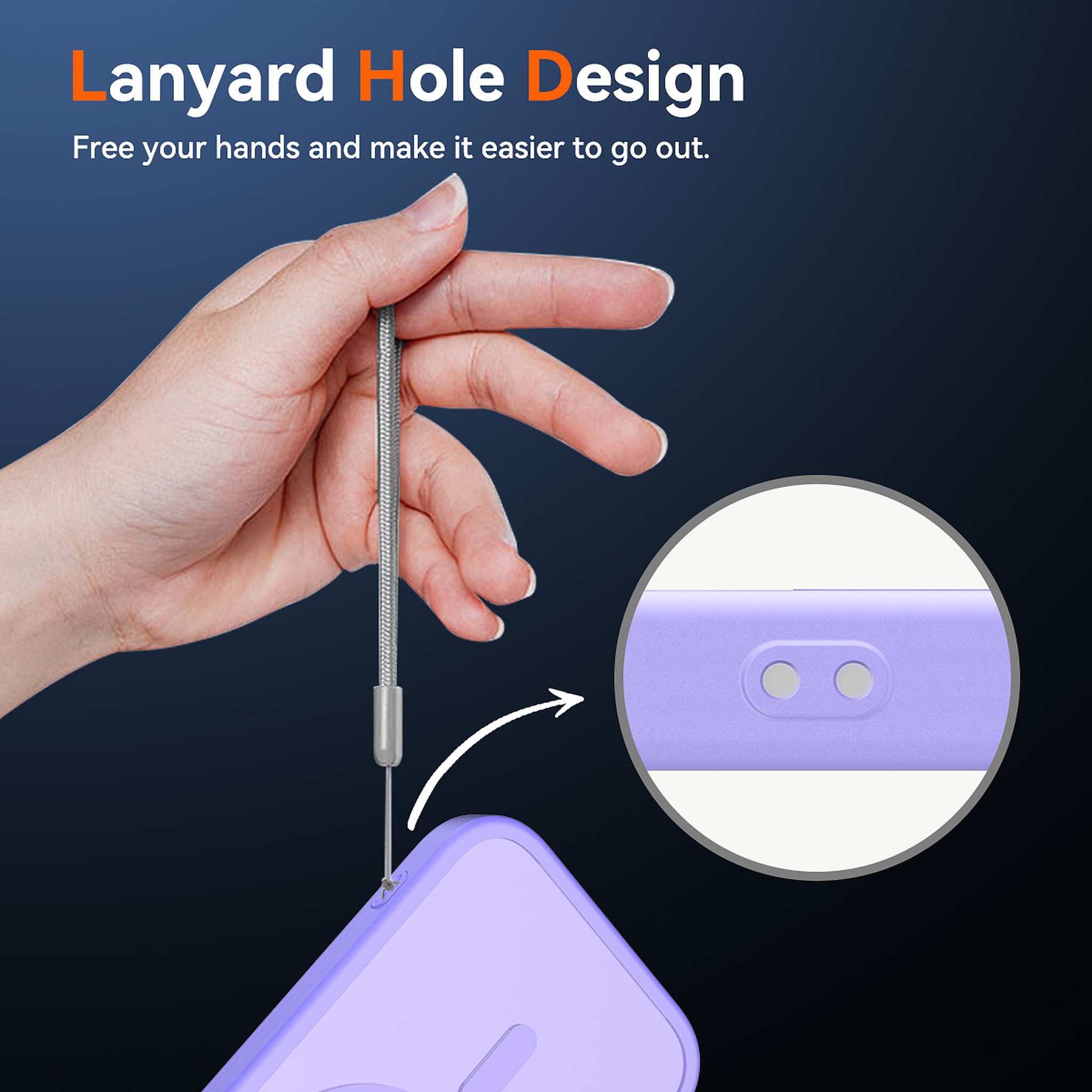SendaFit Matte Skin-Feel Two-in-One Camera-Button Lanyard Hole MagSafe Case for iPhone 17 (Slim Speaker Port) detail 35