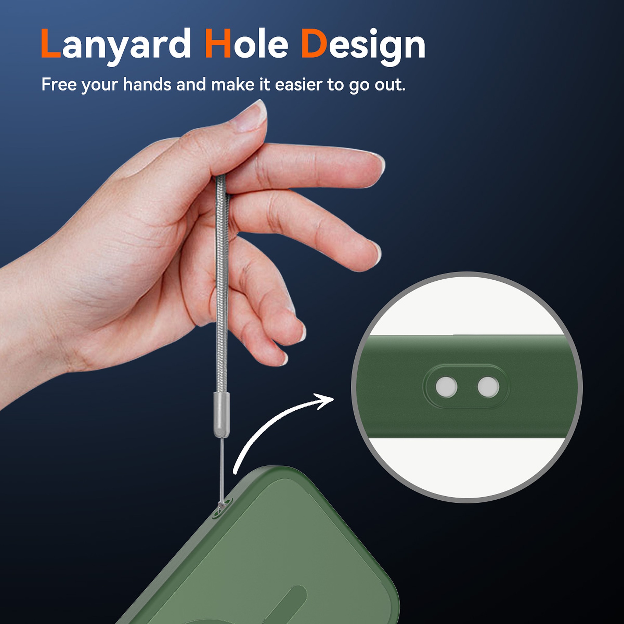 SendaFit Matte Skin-Feel Two-in-One Camera-Button Lanyard Hole MagSafe Case for iPhone 17 (Slim Speaker Port) detail 50