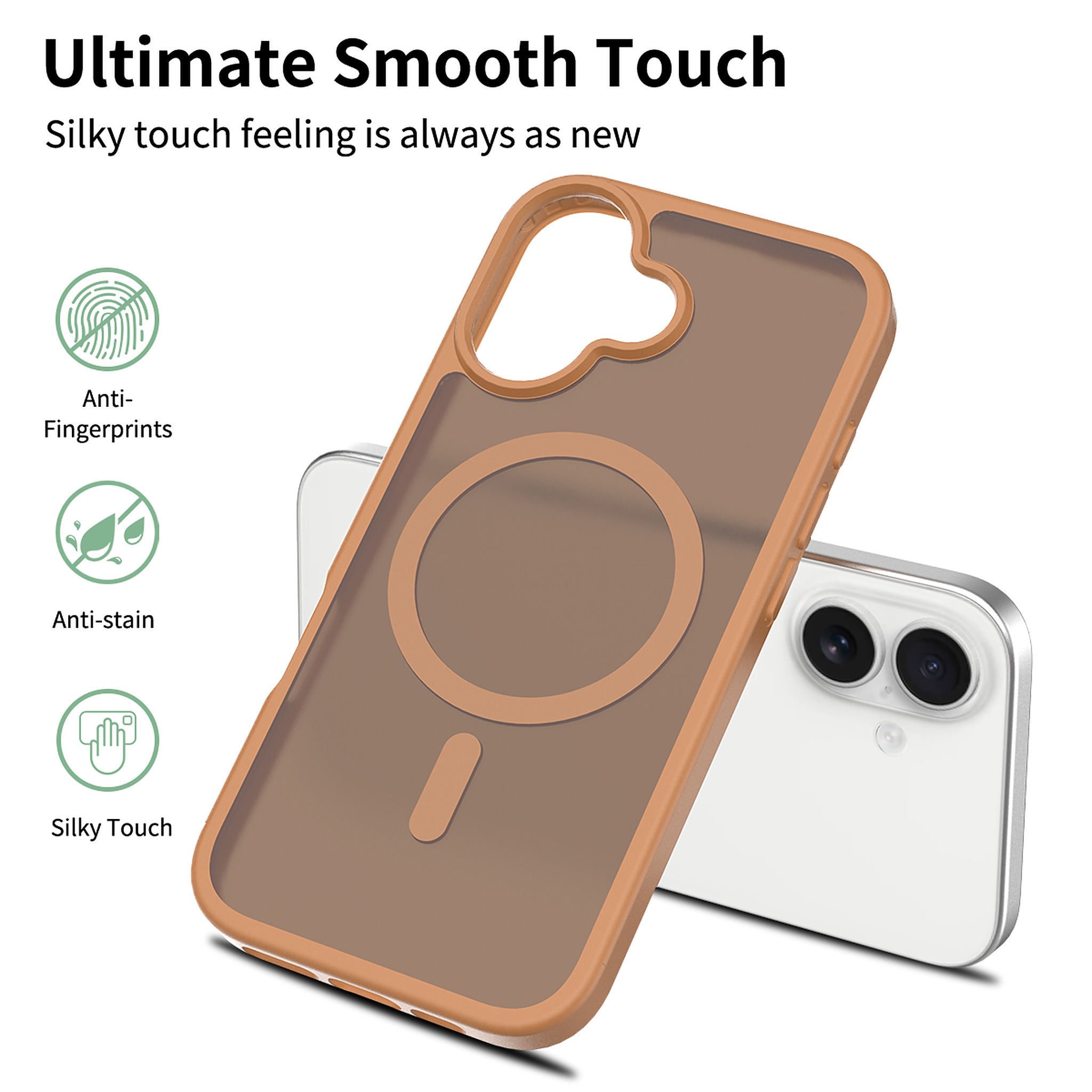SendaFit Matte Skin-Feel Two-in-One MagSafe Case for iPhone 17 detail 11