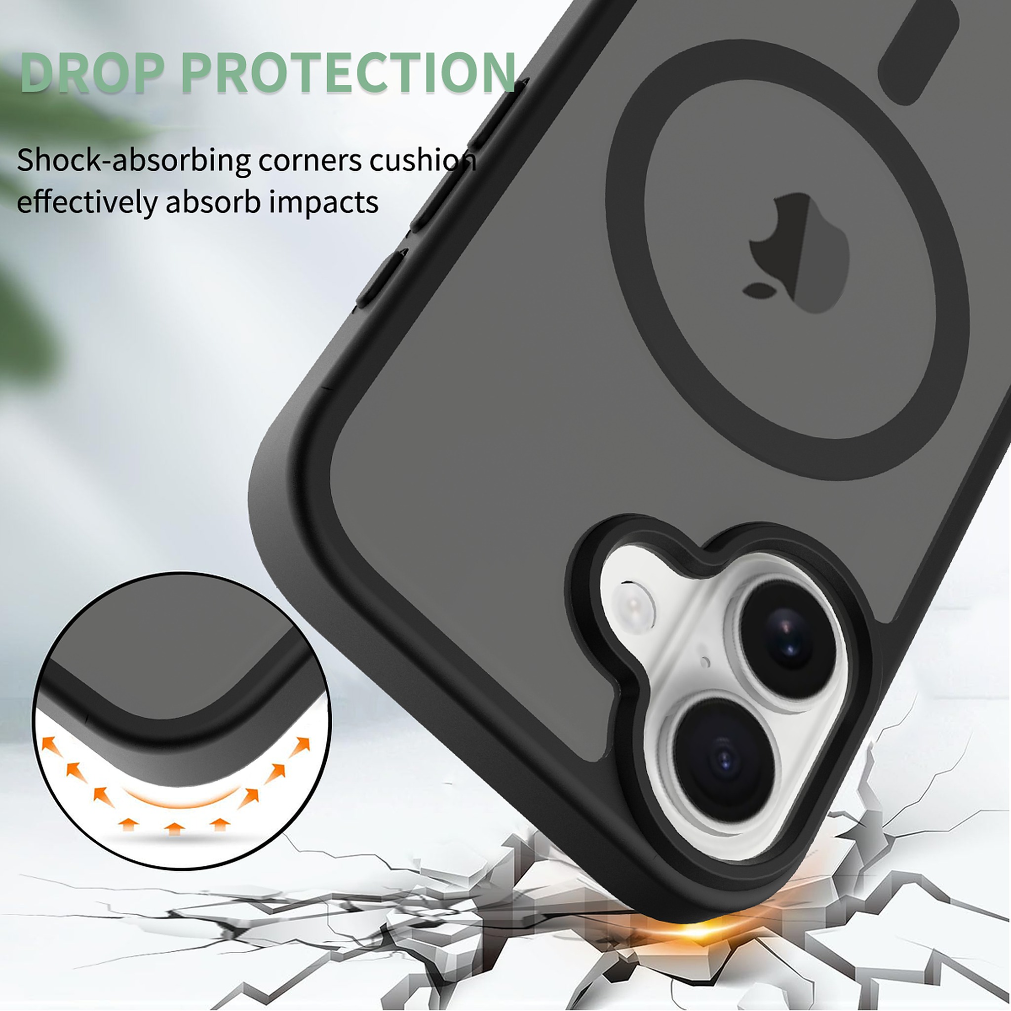 SendaFit Matte Skin-Feel Two-in-One MagSafe Case for iPhone 17 detail 12