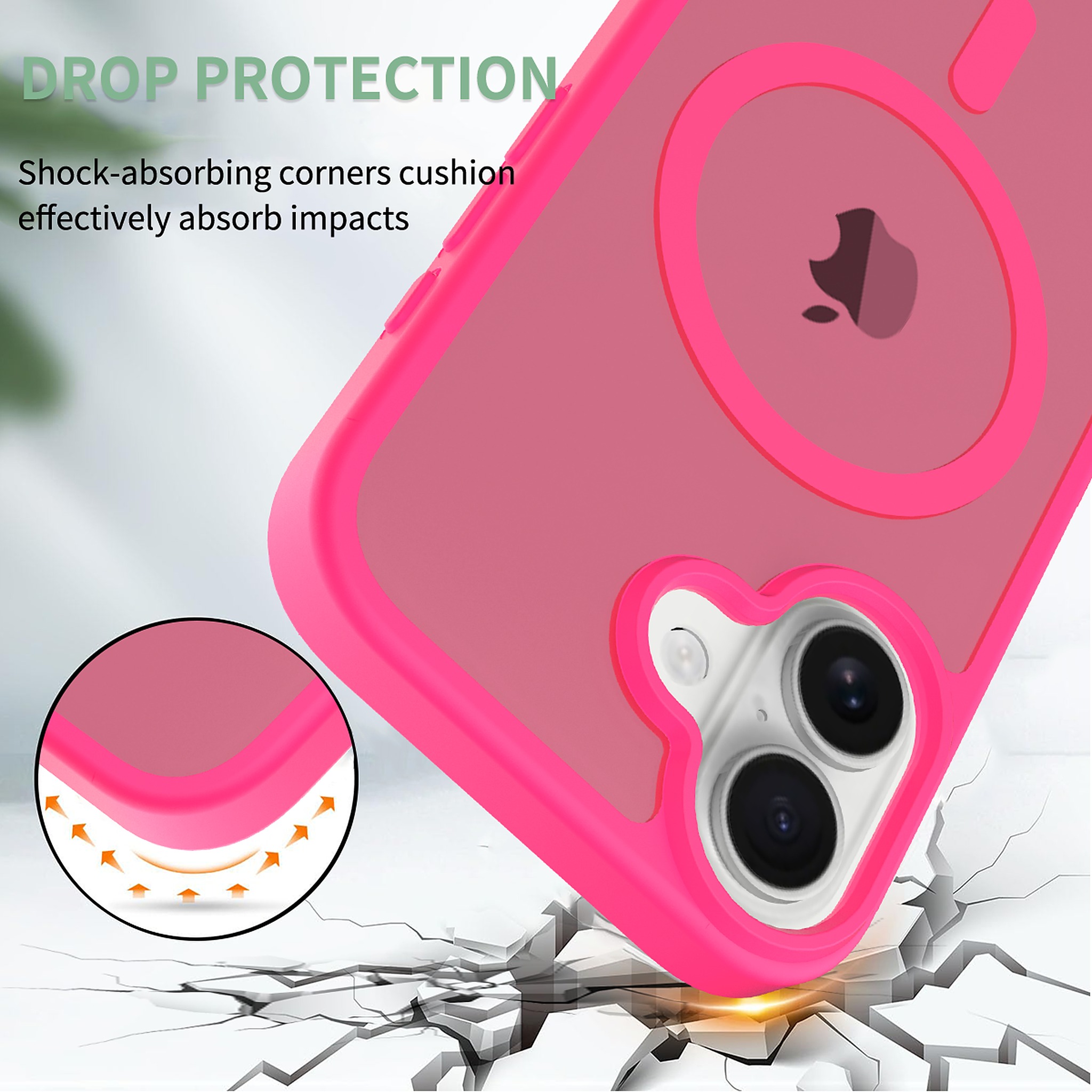 SendaFit Matte Skin-Feel Two-in-One MagSafe Case for iPhone 17 detail 14