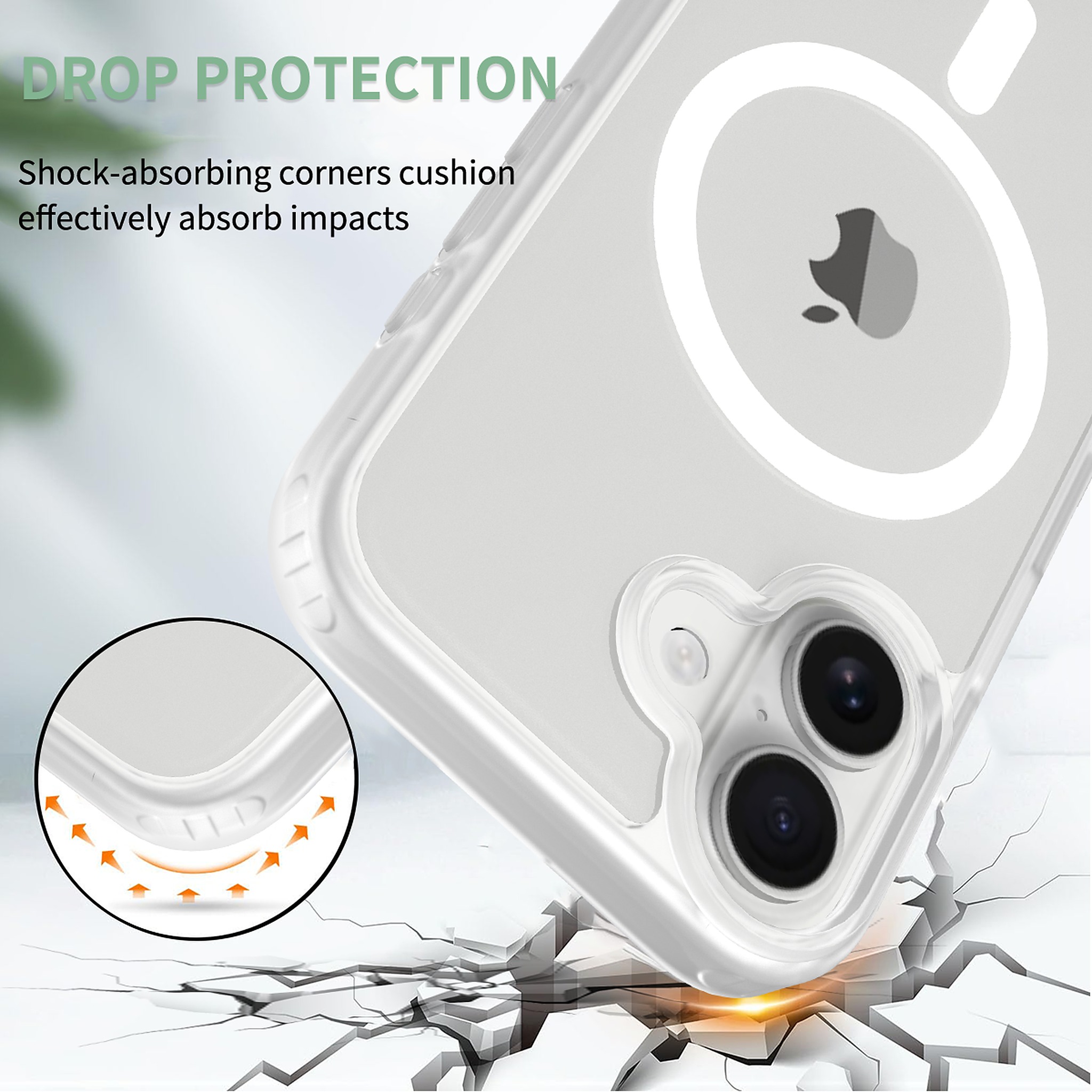 SendaFit Matte Skin-Feel Two-in-One MagSafe Case for iPhone 17 detail 16