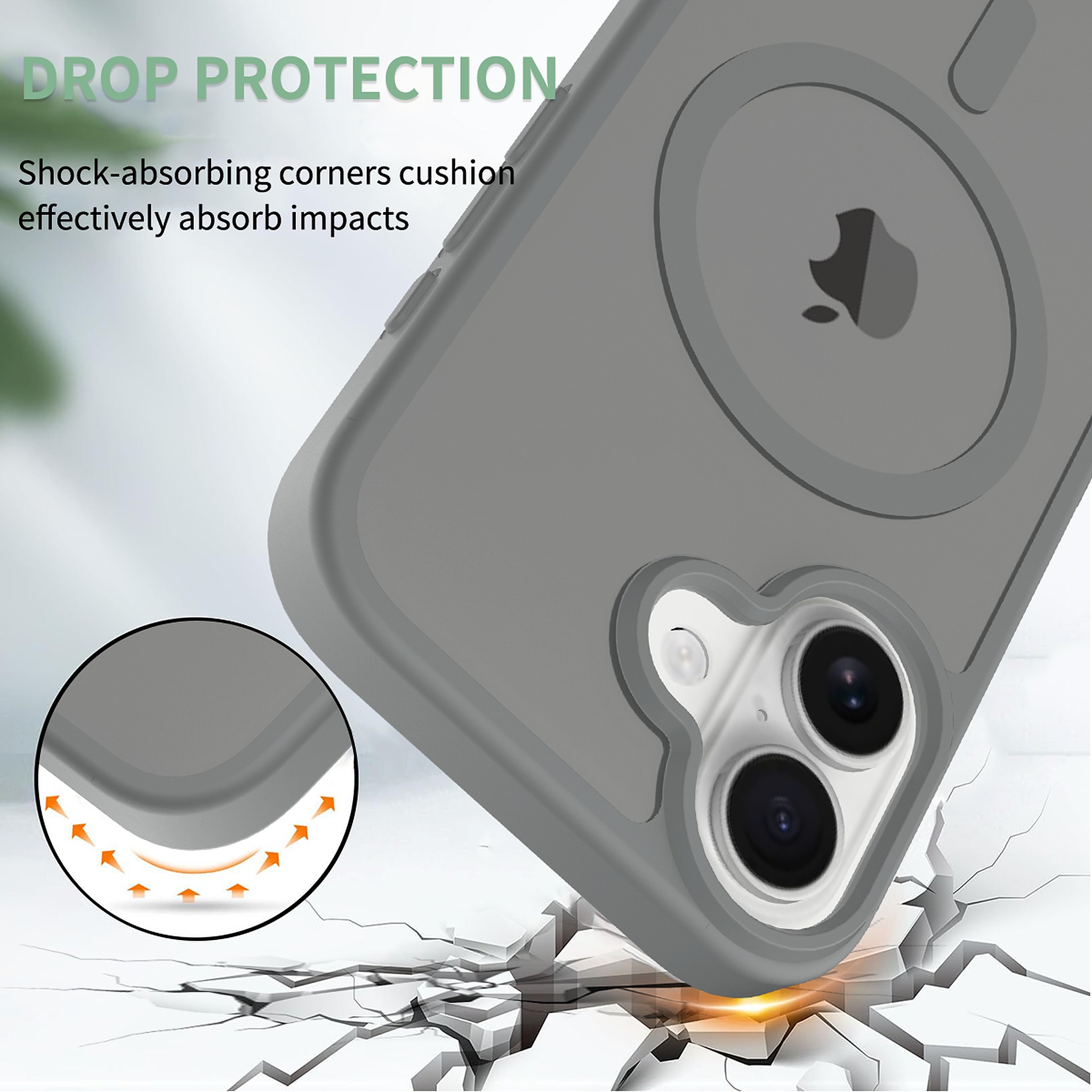 SendaFit Matte Skin-Feel Two-in-One MagSafe Case for iPhone 17 detail 17