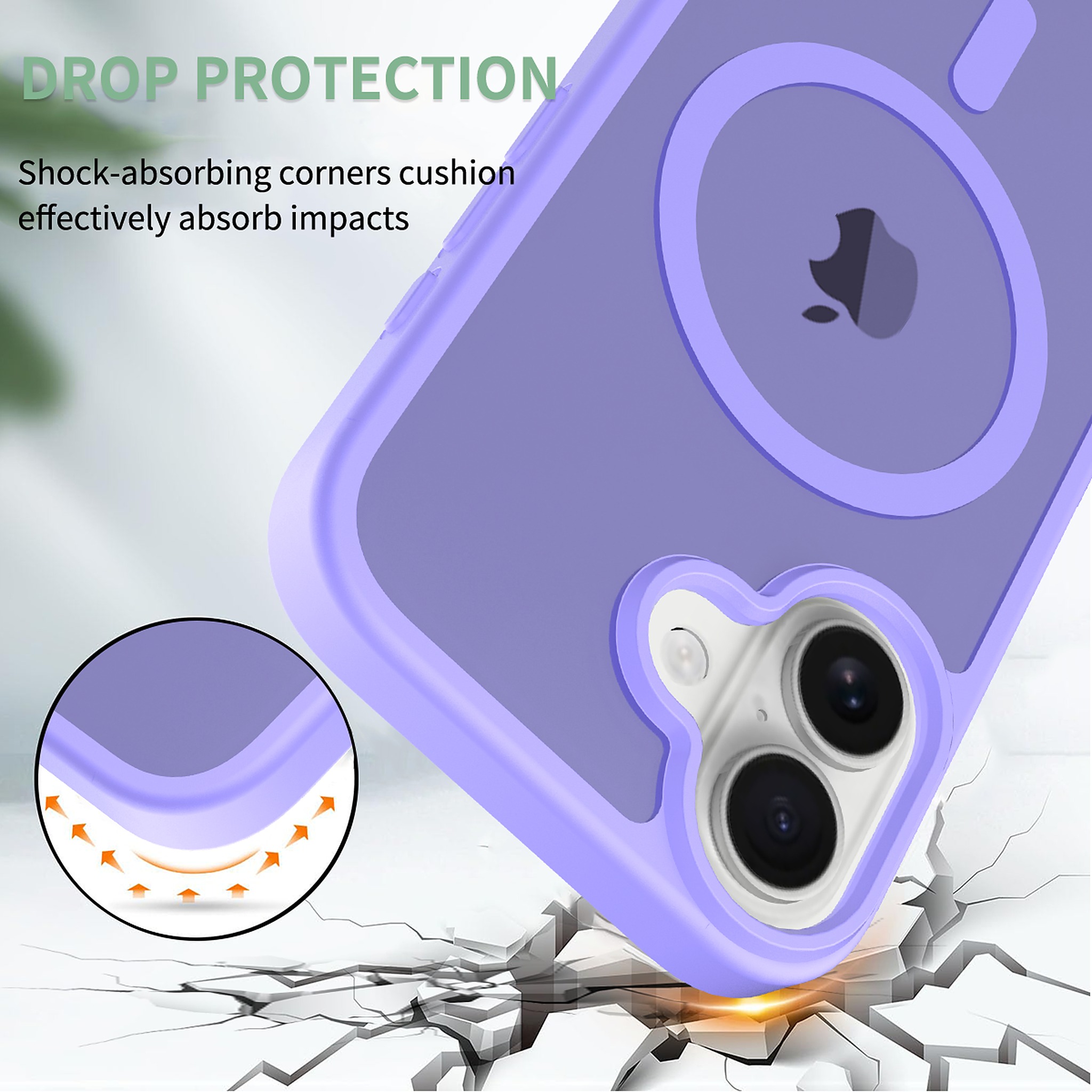 SendaFit Matte Skin-Feel Two-in-One MagSafe Case for iPhone 17 detail 19