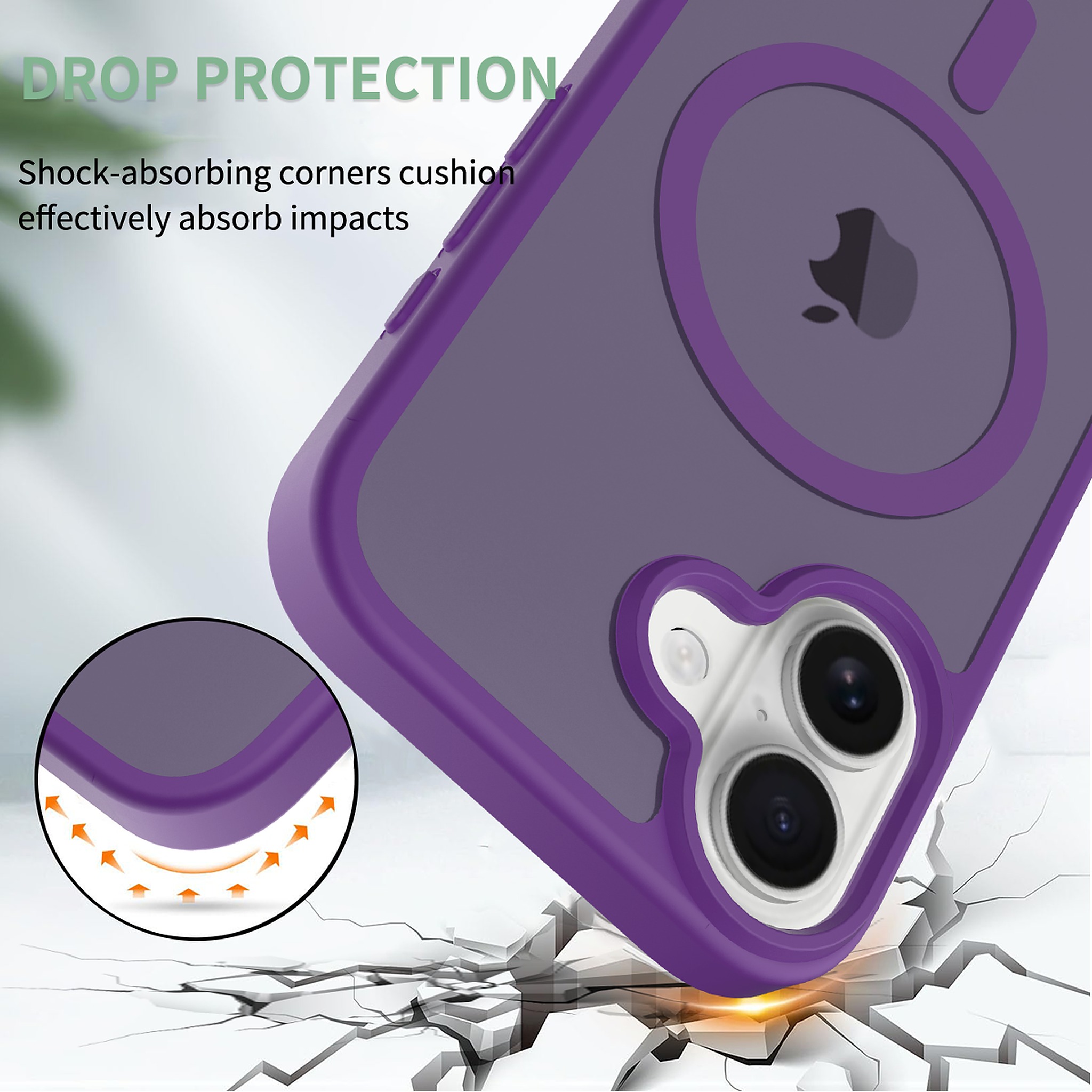 SendaFit Matte Skin-Feel Two-in-One MagSafe Case for iPhone 17 detail 20