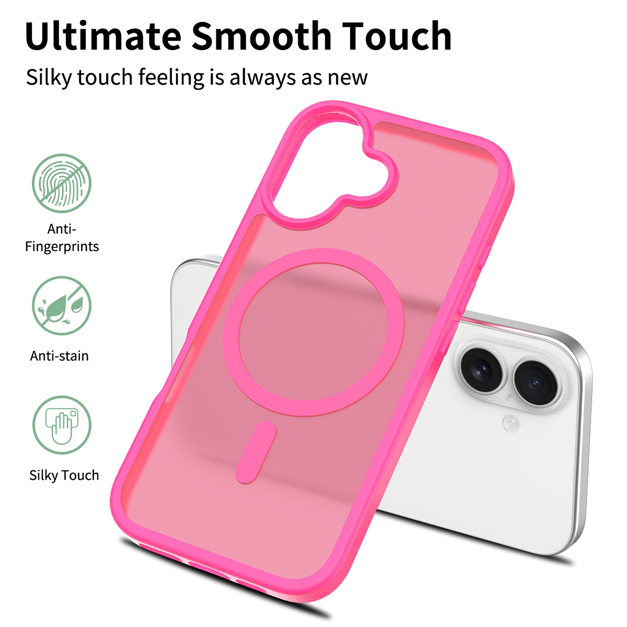 SendaFit Matte Skin-Feel Two-in-One MagSafe Case for iPhone 17 detail 3