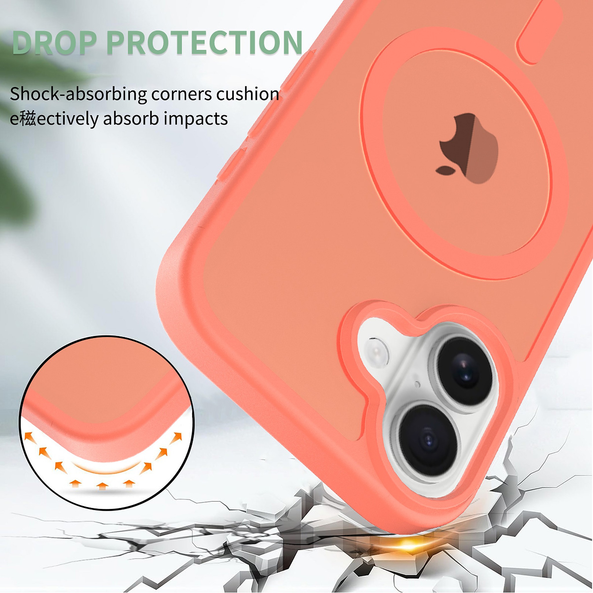 SendaFit Matte Skin-Feel Two-in-One MagSafe Case for iPhone 17 detail 36