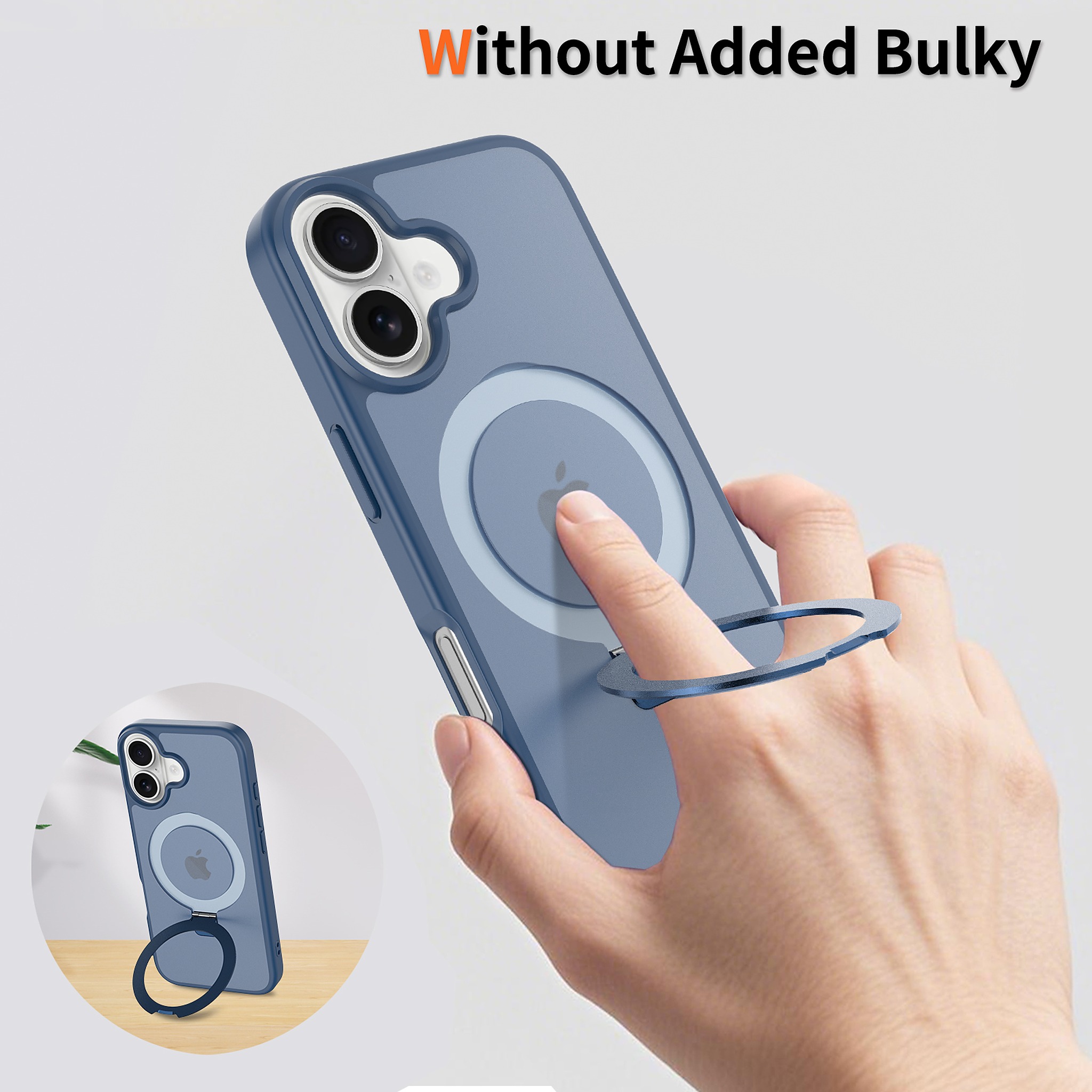 SendaFit Matte Skin-Feel Racket-Stand Case for iPhone 17 detail 22