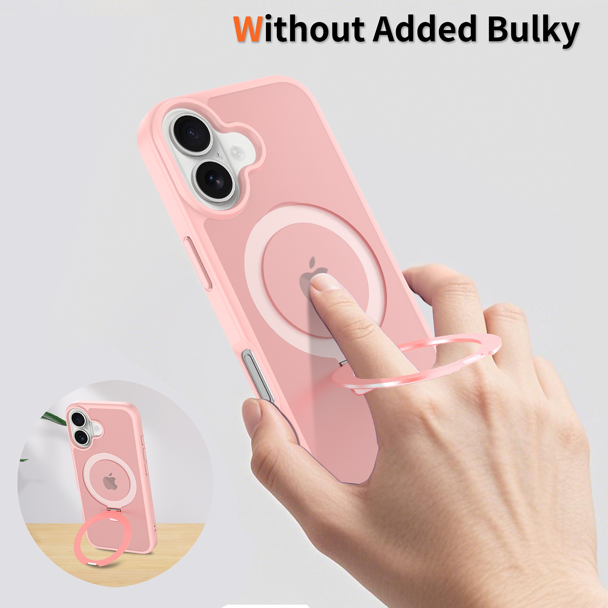 SendaFit Matte Skin-Feel Racket-Stand Case for iPhone 17 detail 25