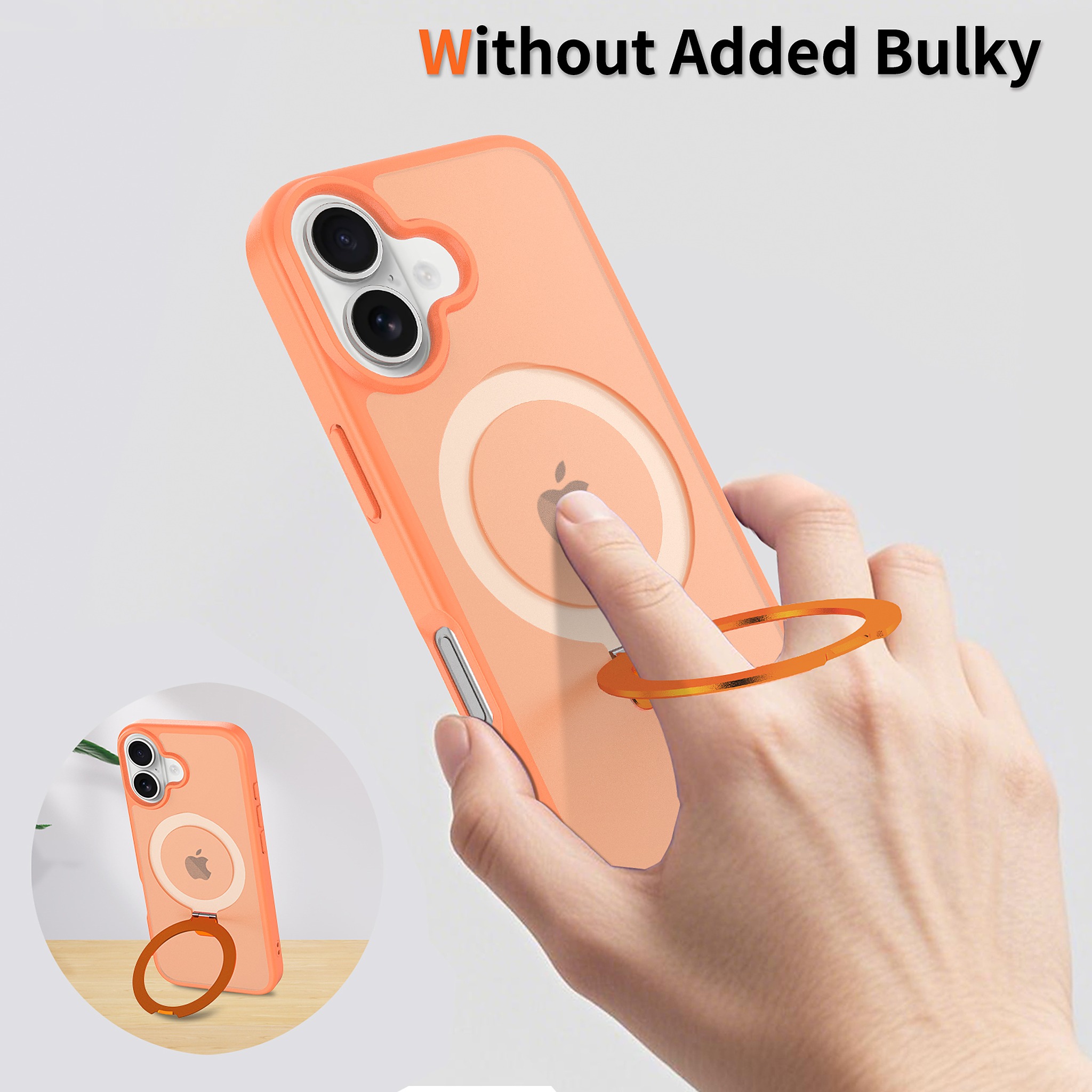 SendaFit Matte Skin-Feel Racket-Stand Case for iPhone 17 detail 26