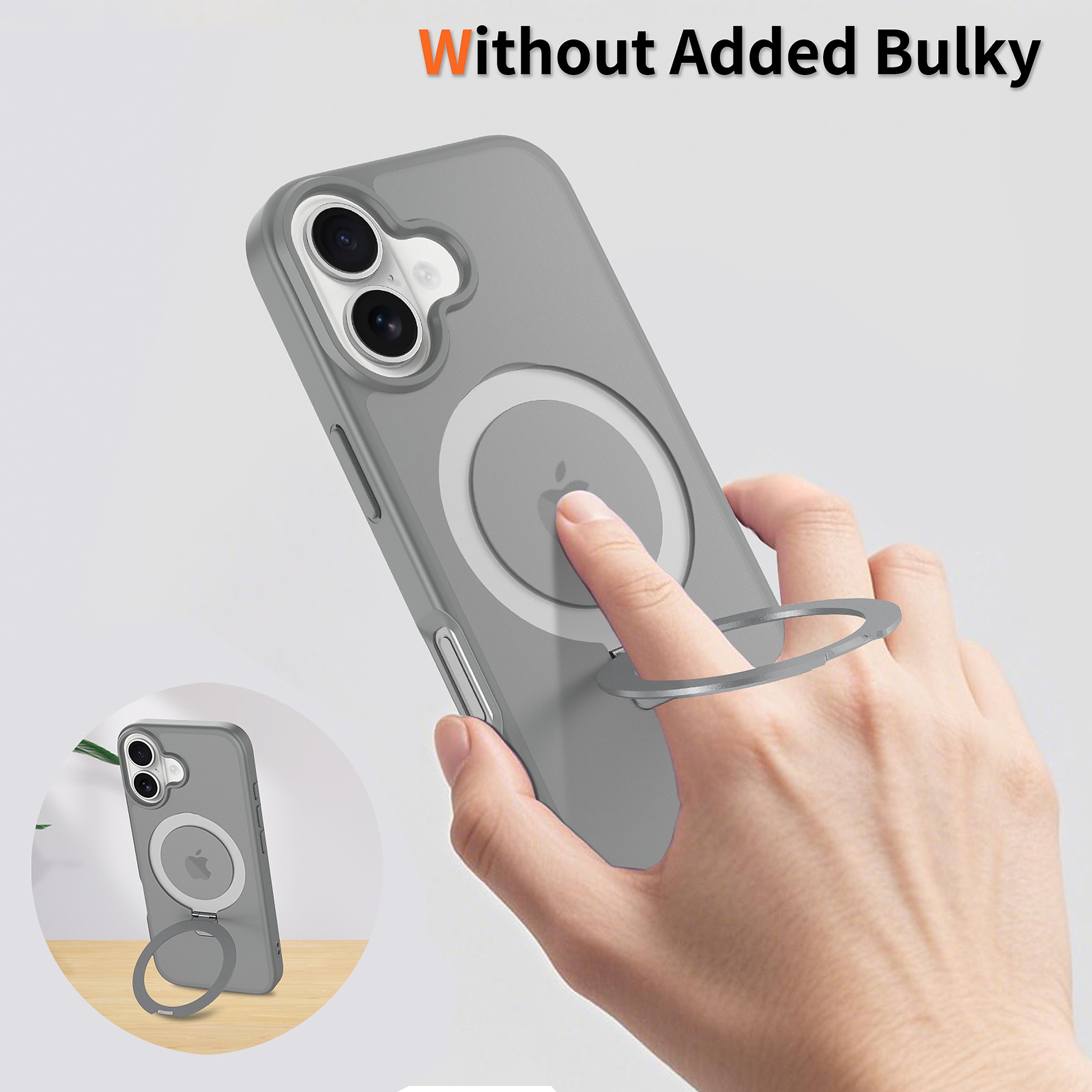SendaFit Matte Skin-Feel Racket-Stand Case for iPhone 17 detail 27