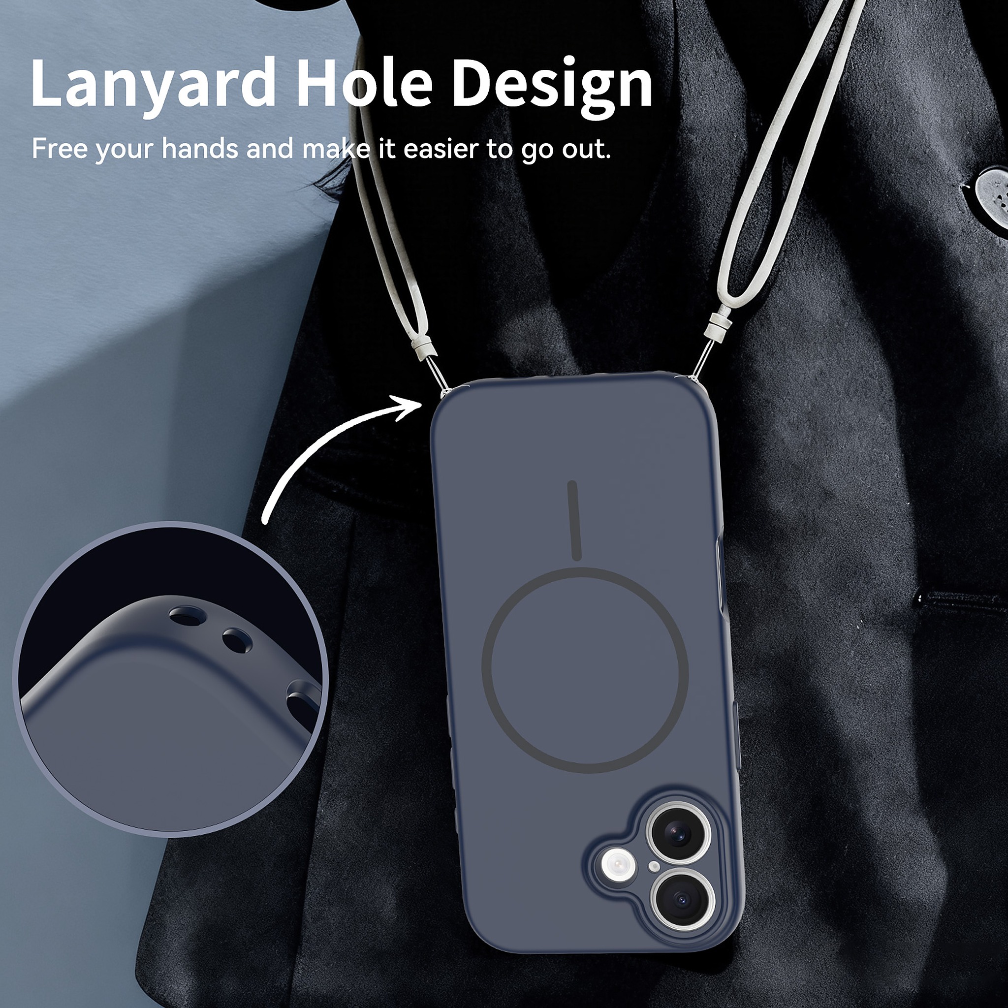 SendaFit Solid-Color Two-in-One MagSafe Case for iPhone 17 detail 11