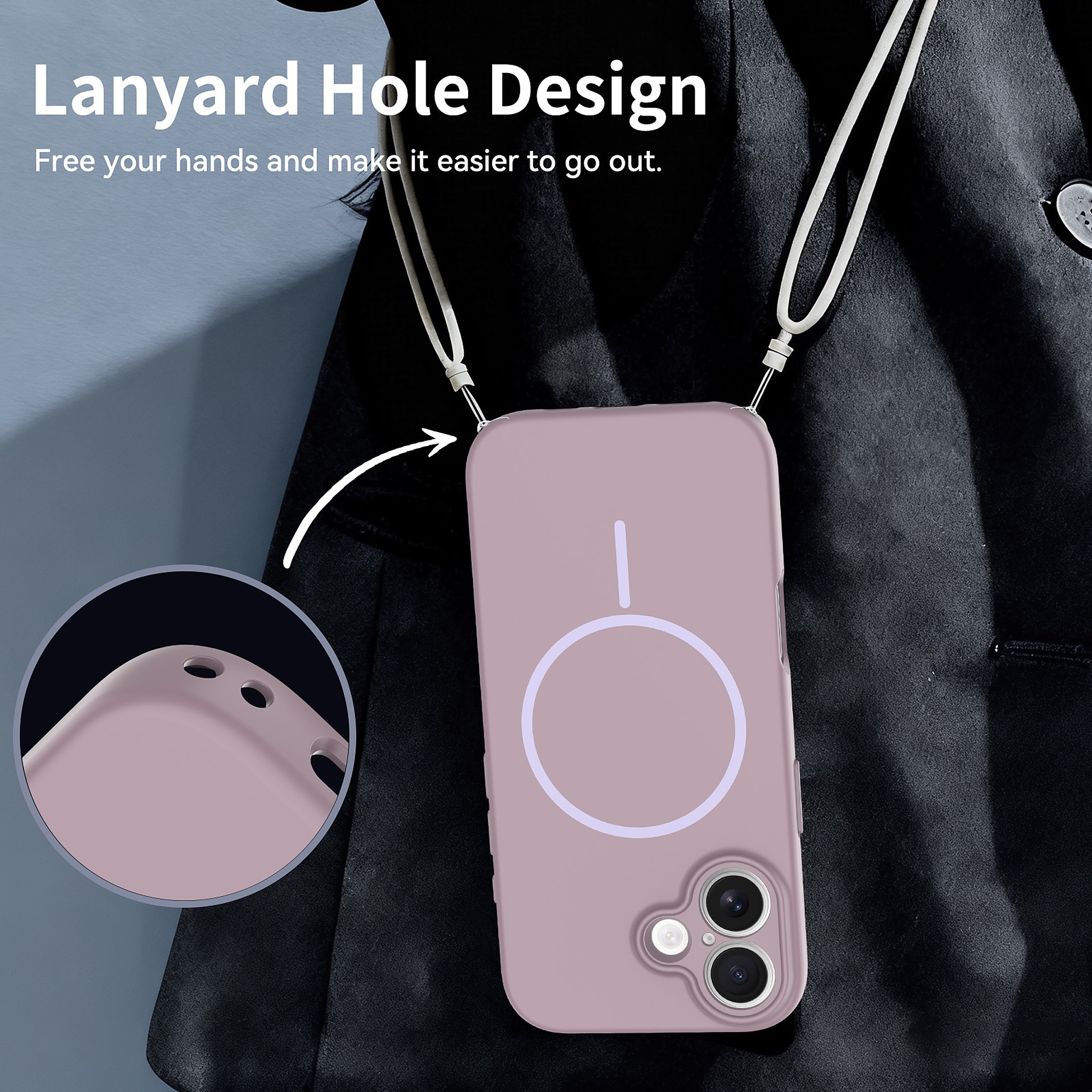 SendaFit Solid-Color Two-in-One MagSafe Case for iPhone 17 detail 13