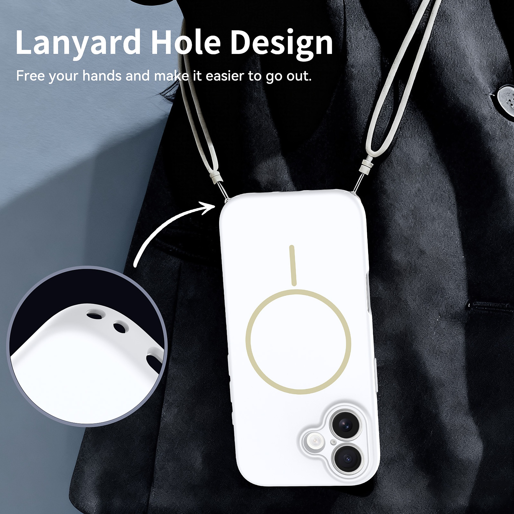 SendaFit Solid-Color Two-in-One MagSafe Case for iPhone 17 detail 14