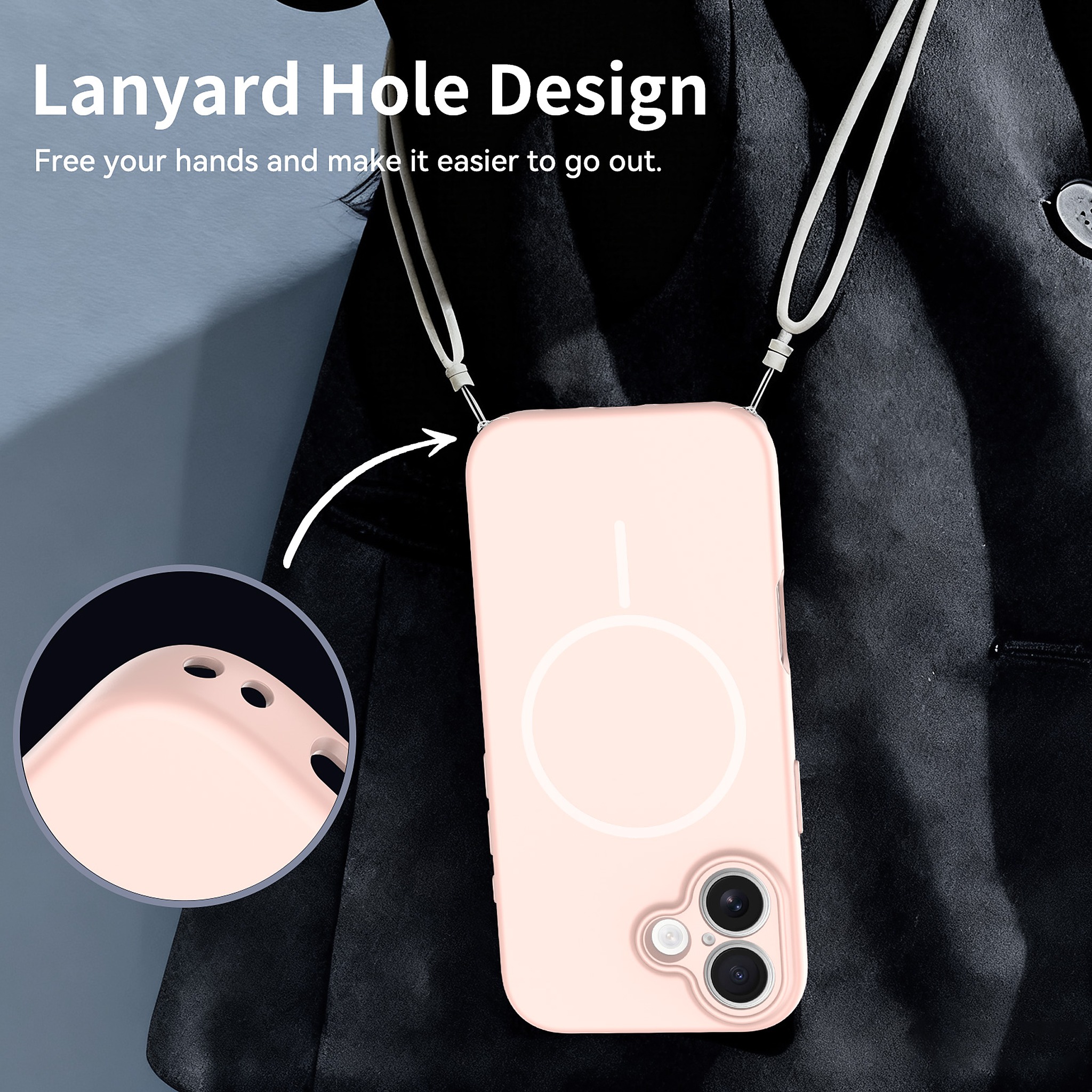 SendaFit Solid-Color Two-in-One MagSafe Case for iPhone 17 detail 17