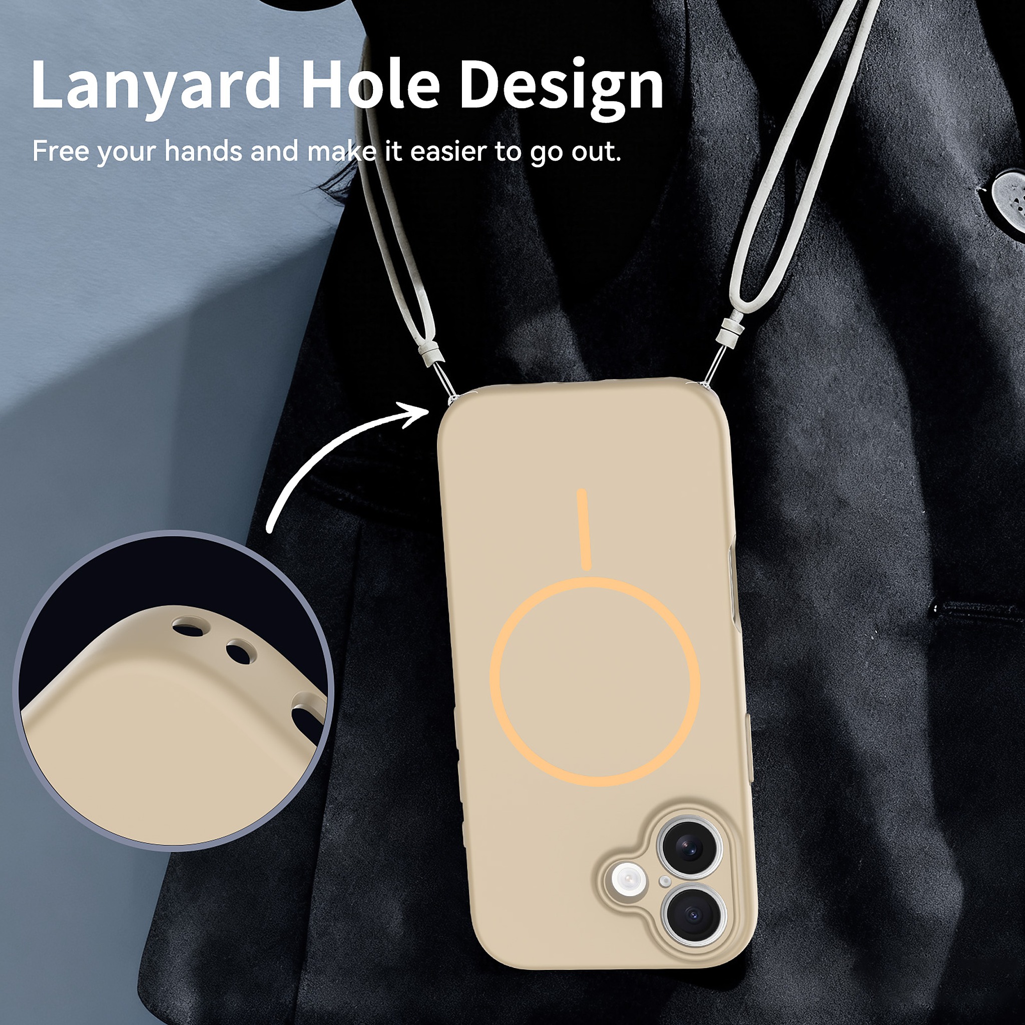 SendaFit Solid-Color Two-in-One MagSafe Case for iPhone 17 detail 18