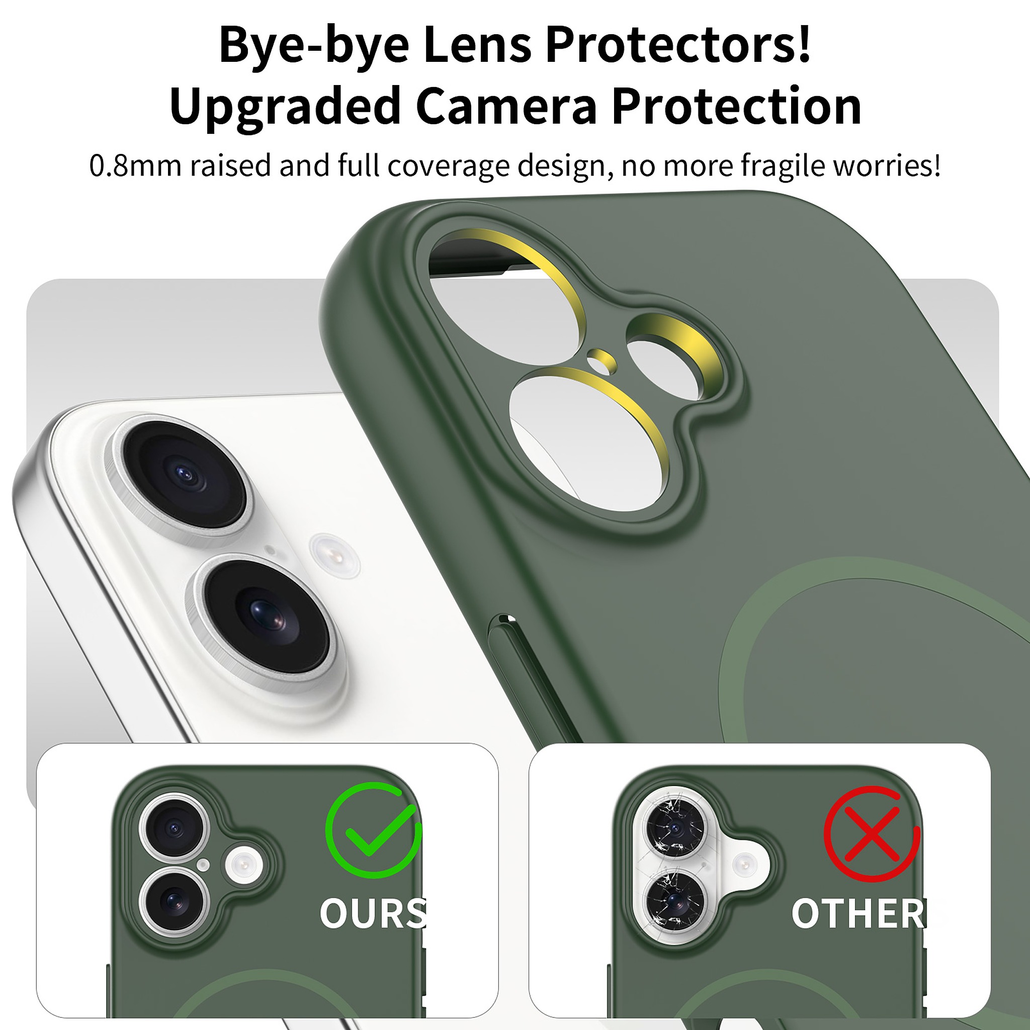 SendaFit Solid-Color Two-in-One MagSafe Case for iPhone 17 detail 2