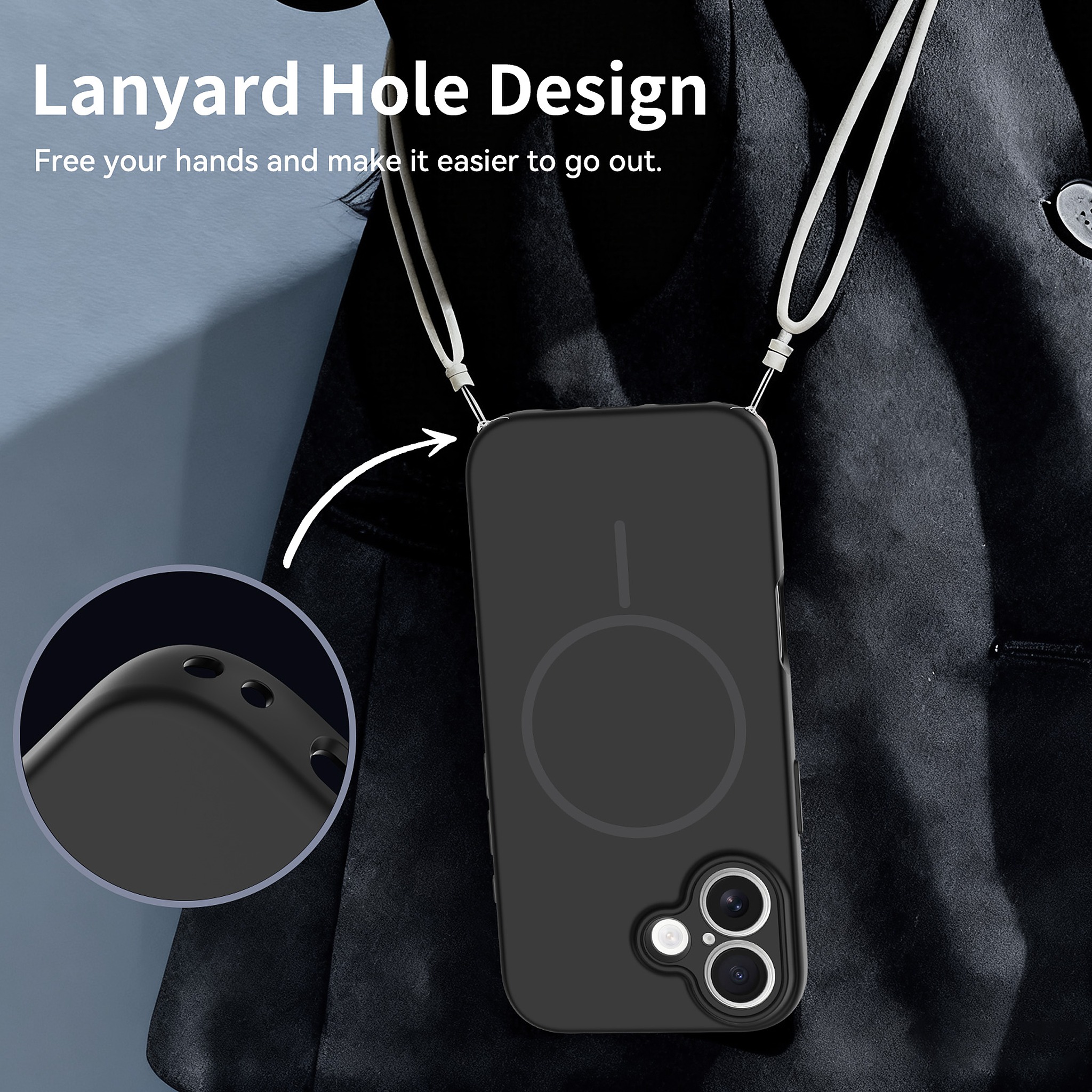 SendaFit Solid-Color Two-in-One MagSafe Case for iPhone 17 detail 20