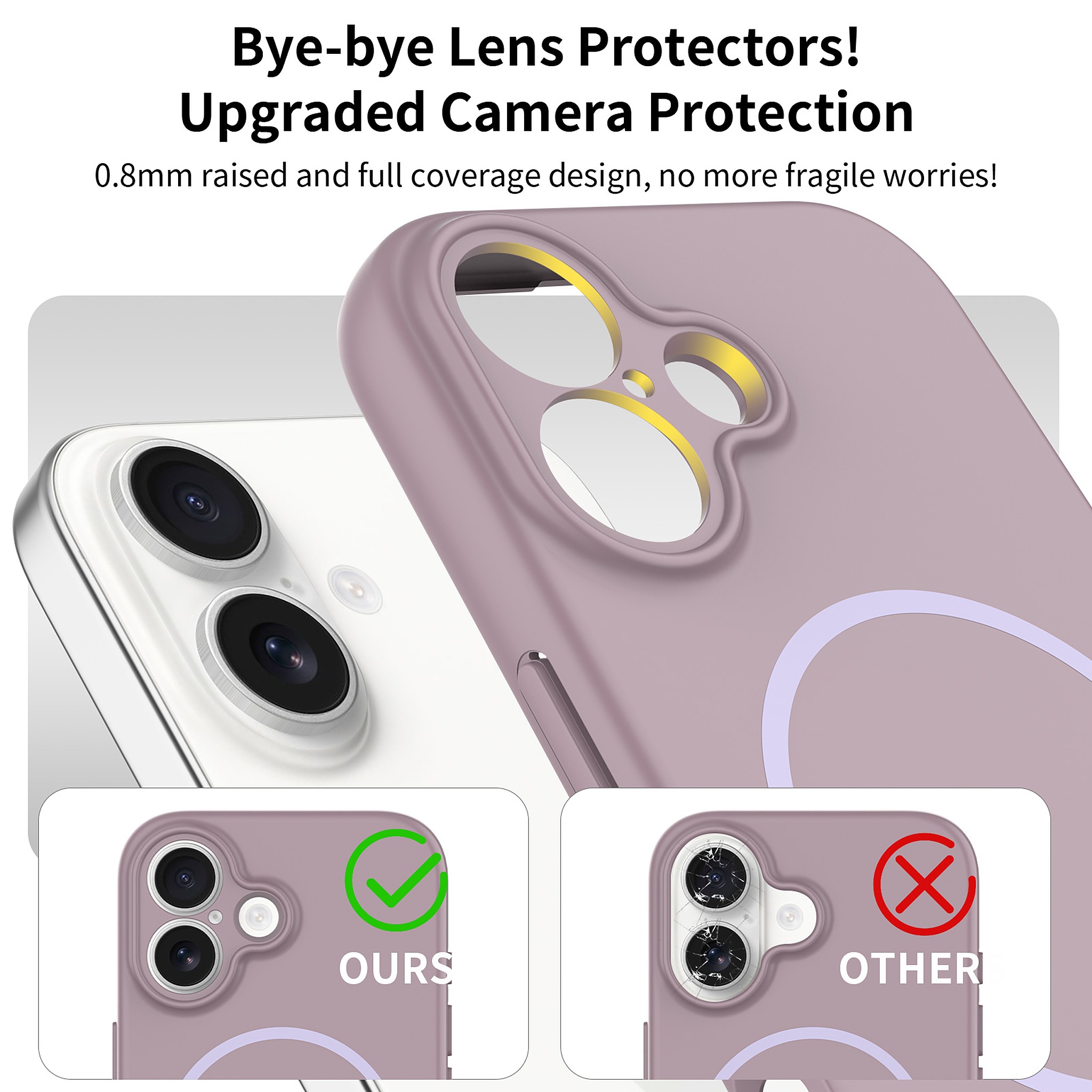 SendaFit Solid-Color Two-in-One MagSafe Case for iPhone 17 detail 3