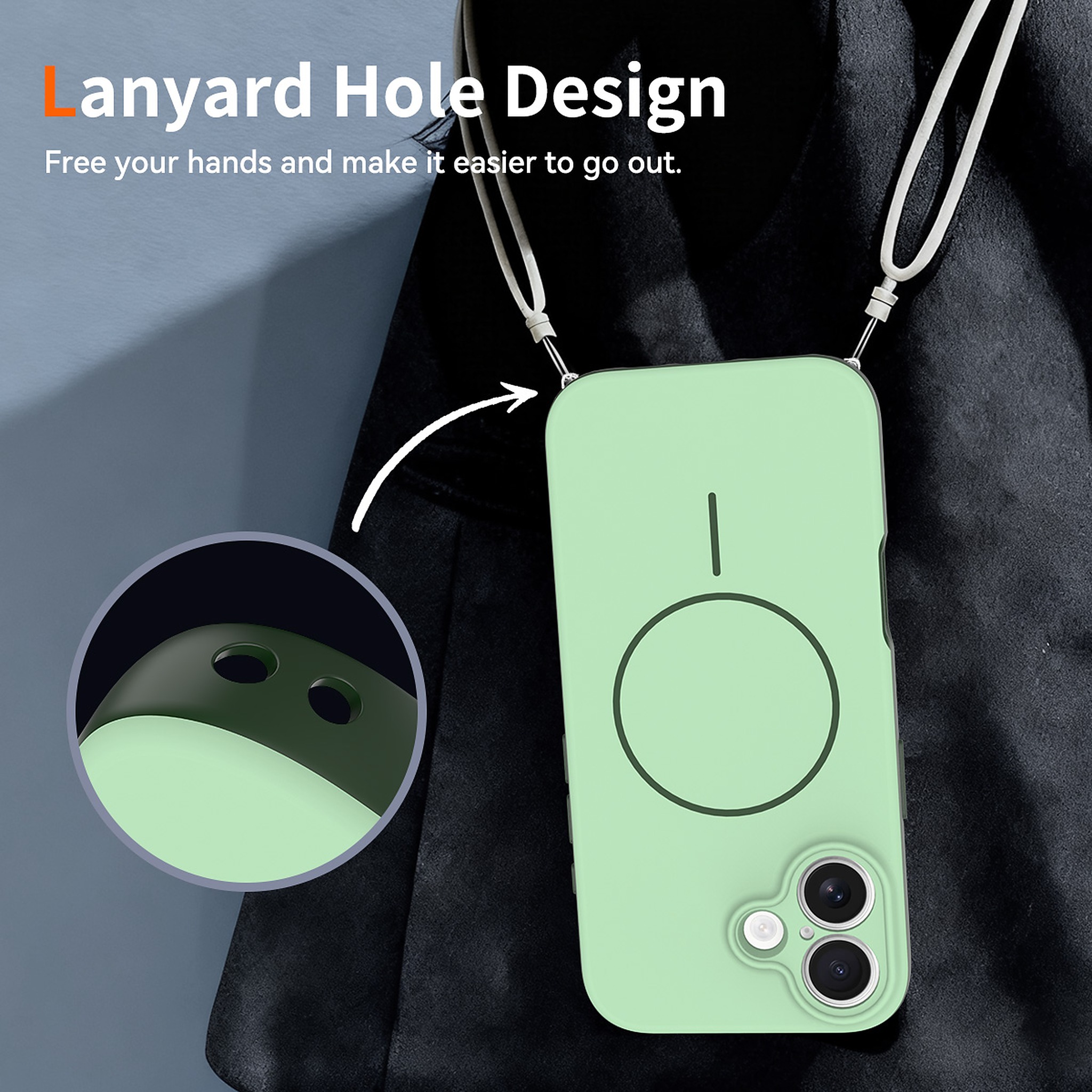 SendaFit Two-Tone Two-in-One MagSafe Case for iPhone 17 detail 9