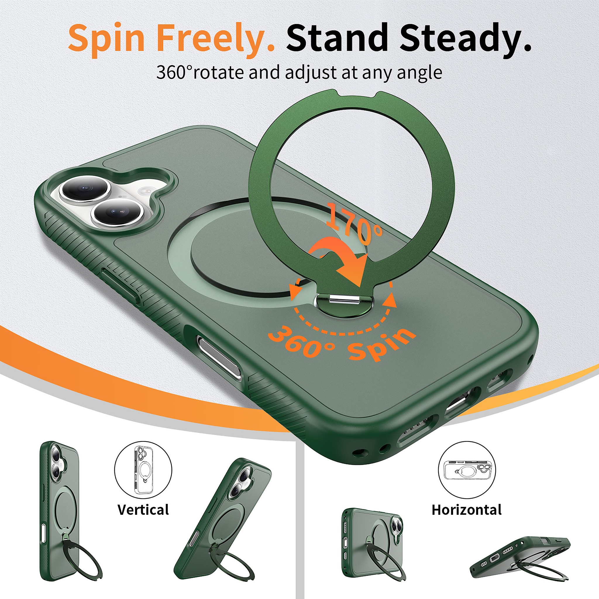 SendaFit 360° Full-Body Two-in-One Case for iPhone 17 detail 10