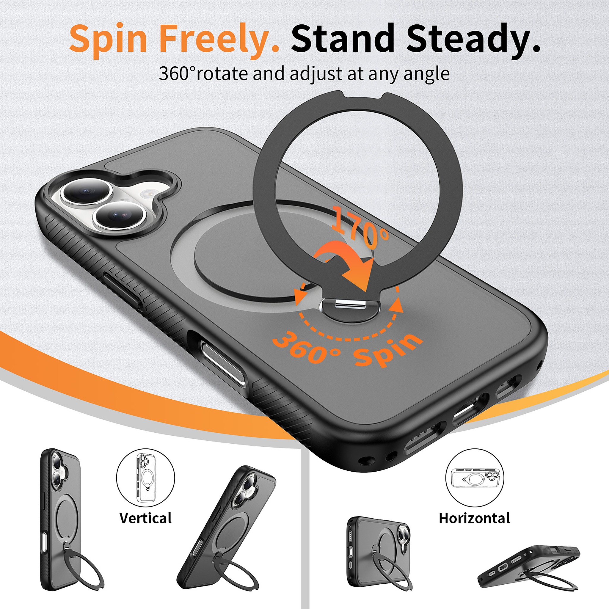 SendaFit 360° Full-Body Two-in-One Case for iPhone 17 detail 12