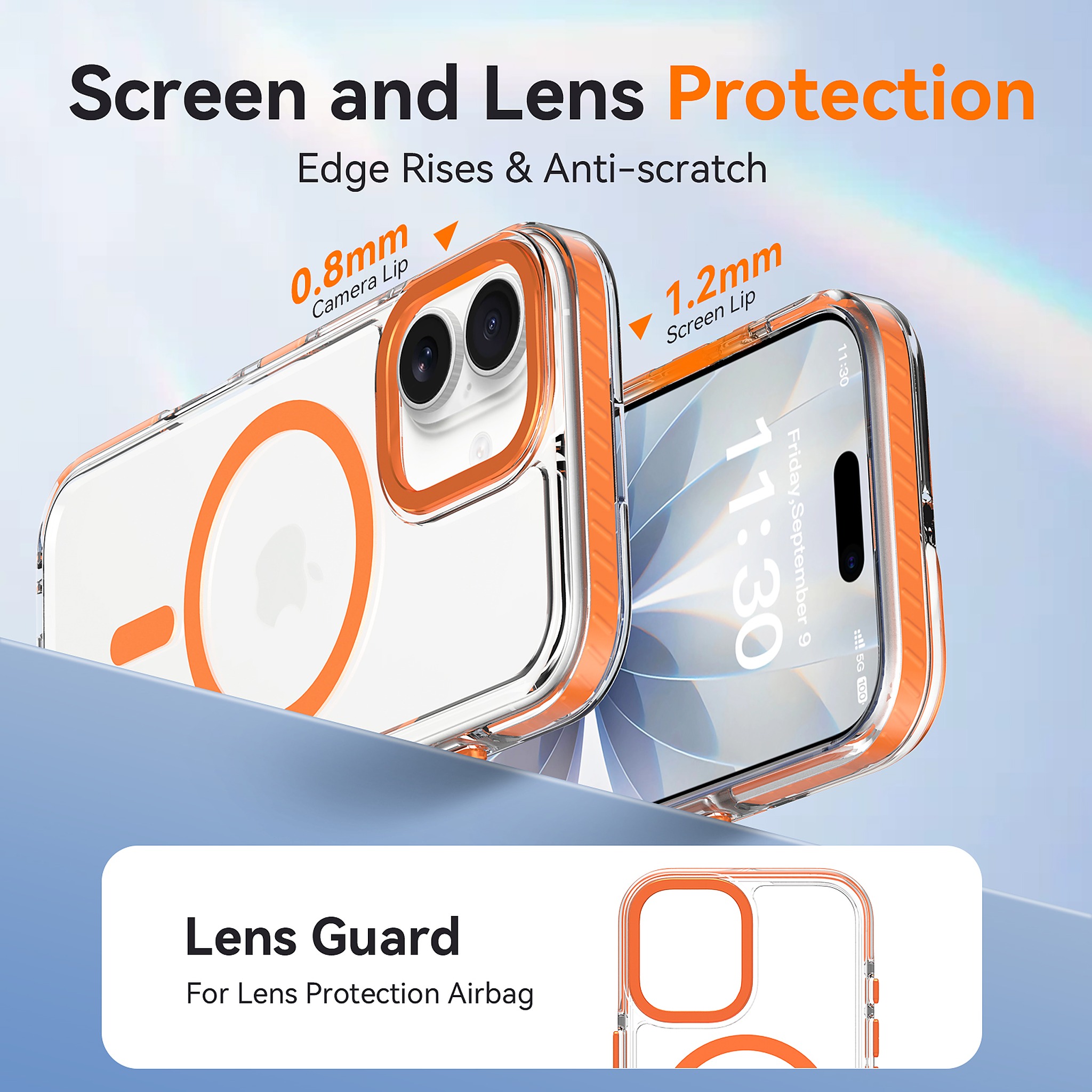 SendaFit Iridescent Two-Tone MagSafe Case for iPhone 17 detail 12