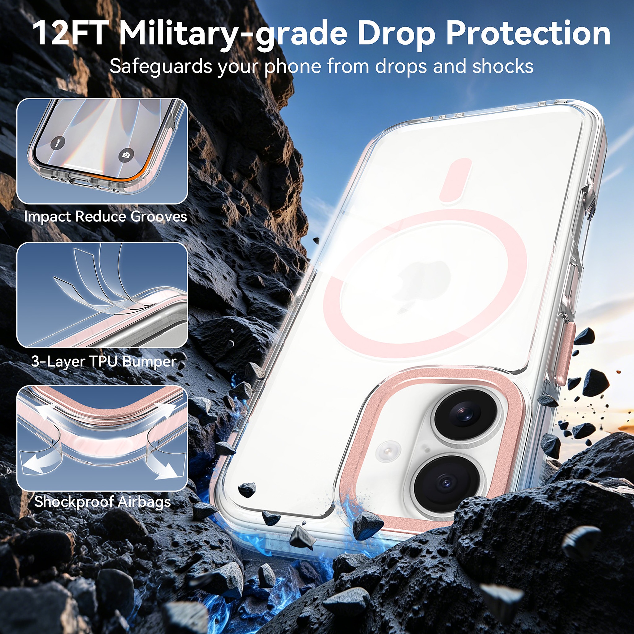 SendaFit Iridescent Two-Tone MagSafe Case for iPhone 17 detail 19