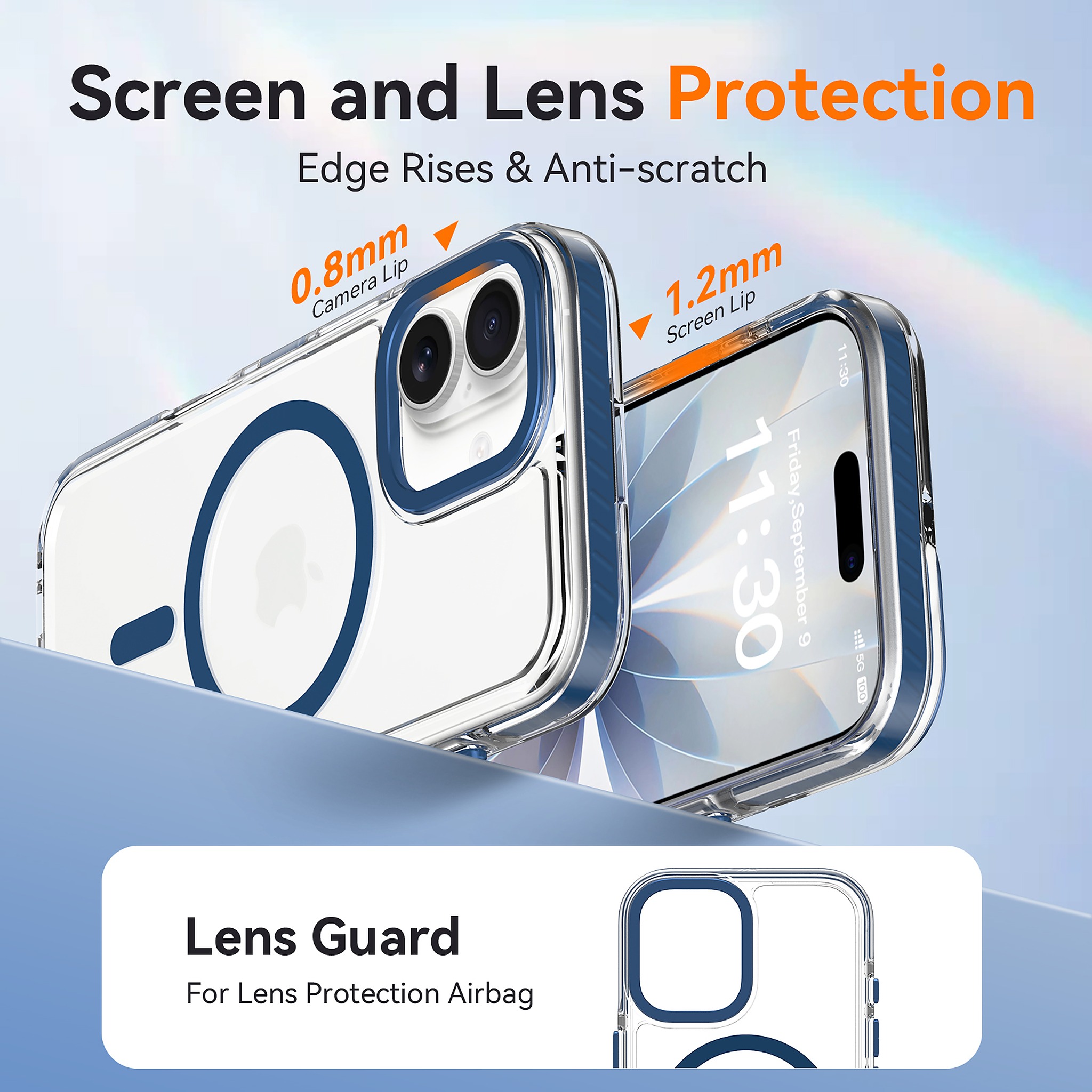 SendaFit Iridescent Two-Tone MagSafe Case for iPhone 17 detail 2