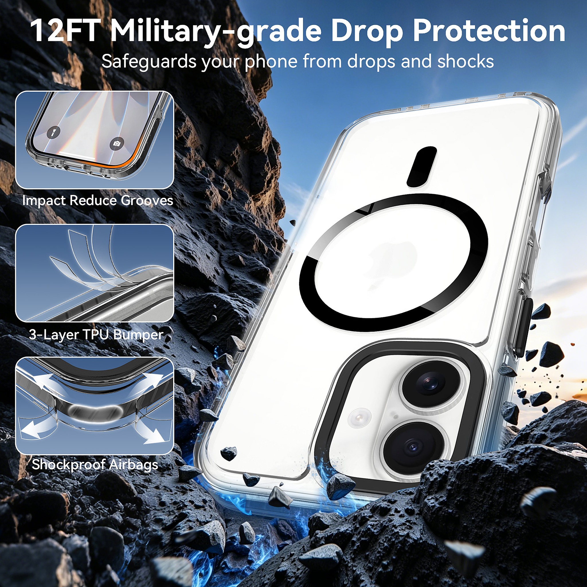 SendaFit Iridescent Two-Tone MagSafe Case for iPhone 17 detail 28