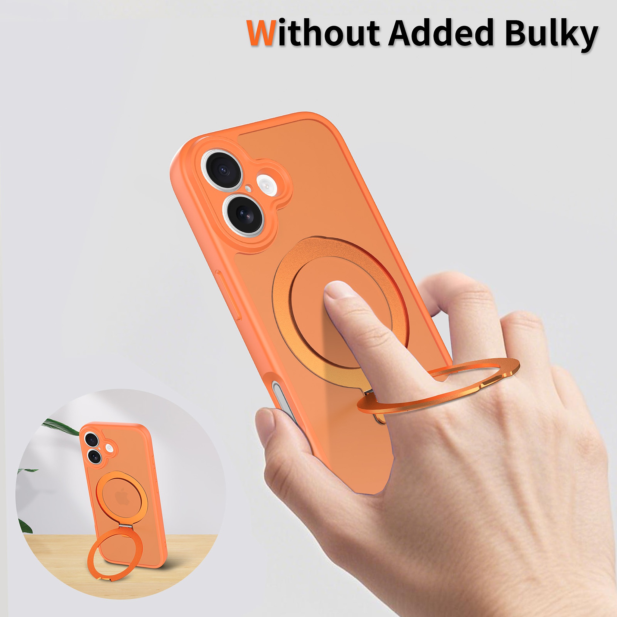 SendaFit Precise-Cutout Matte Skin-Feel Racket-Stand Case for iPhone 17 detail 21