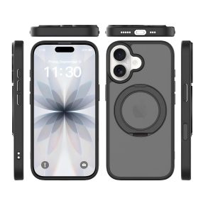 SendaFit Matte Skin-Feel 360° Stand Camera-Button Case for iPhone 17