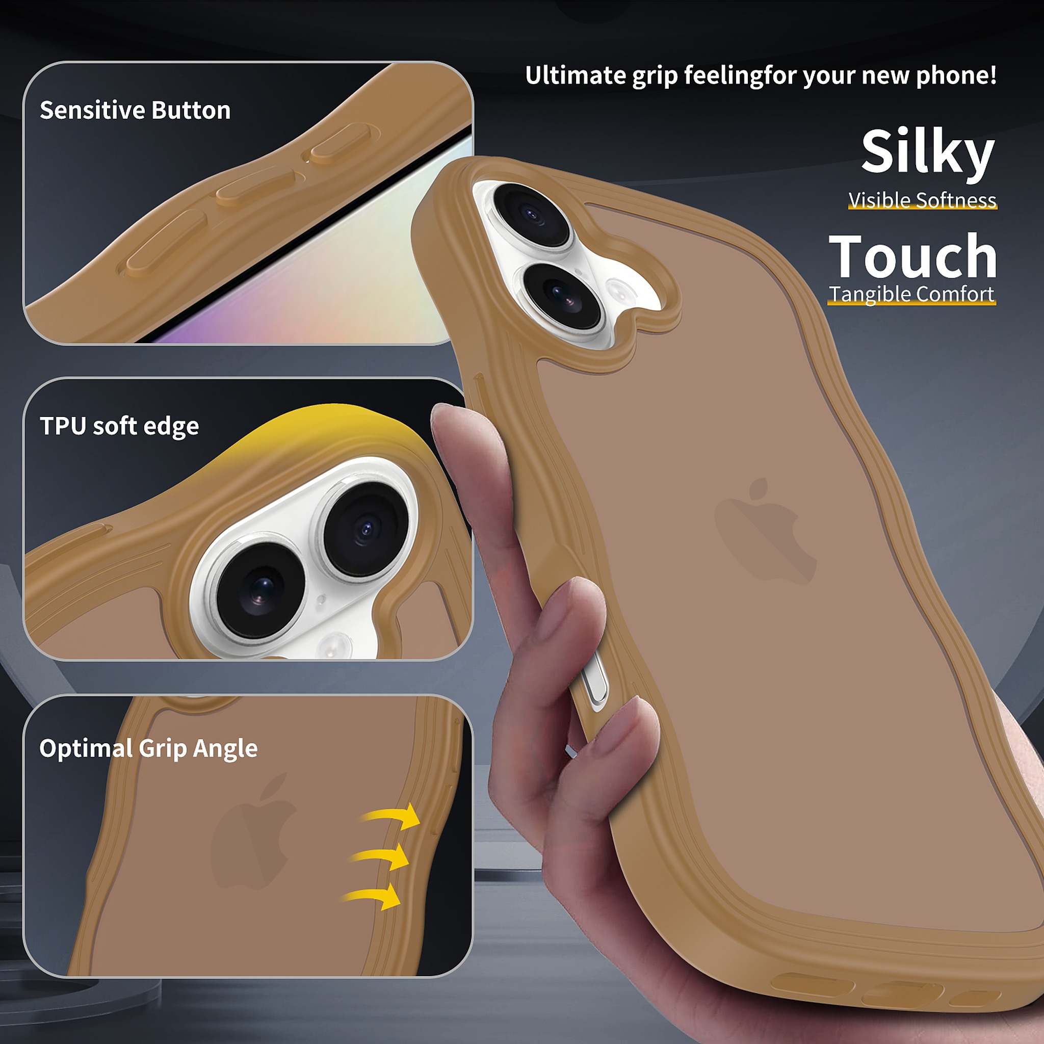 SendaFit Wavy Matte Two-in-One Case for iPhone 17 detail 1