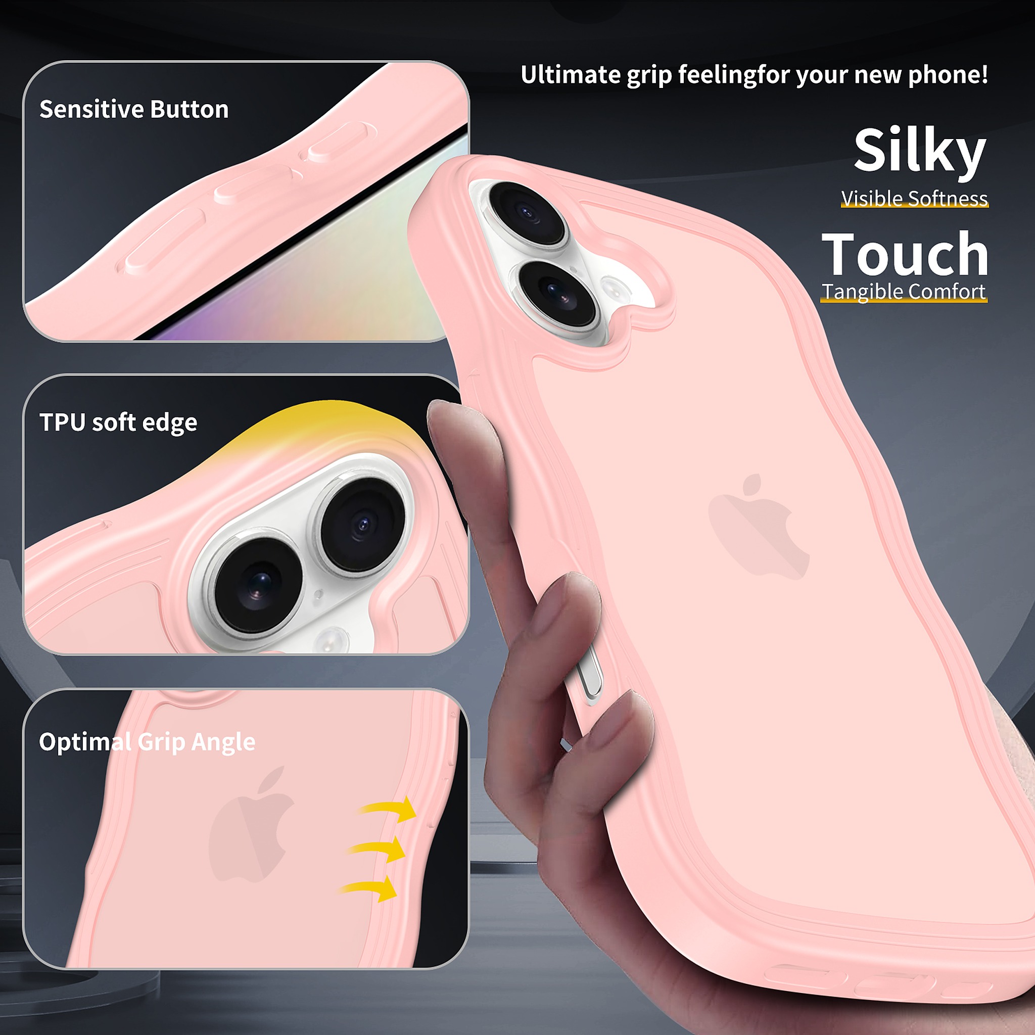 SendaFit Wavy Matte Two-in-One Case for iPhone 17 detail 12