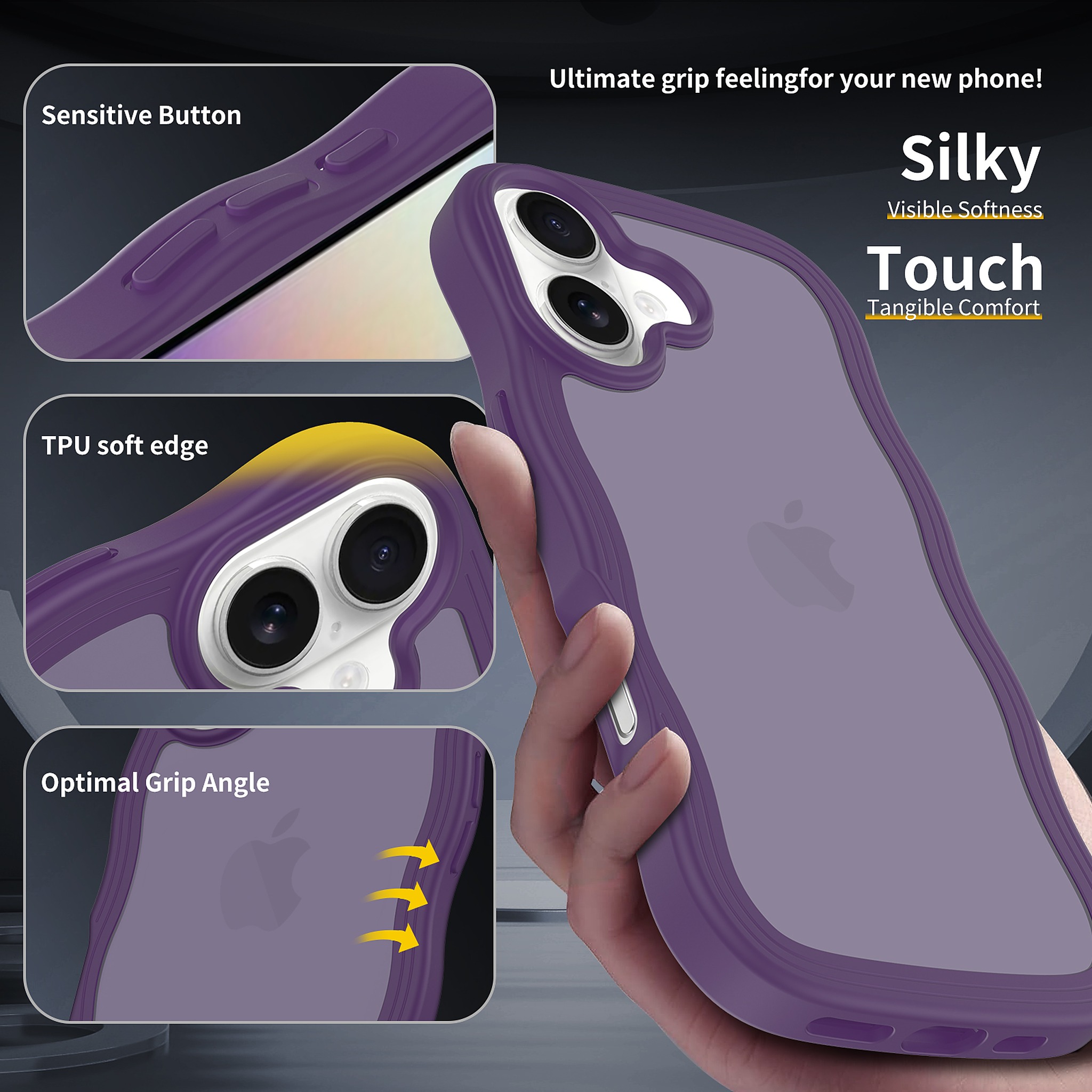 SendaFit Wavy Matte Two-in-One Case for iPhone 17 detail 9