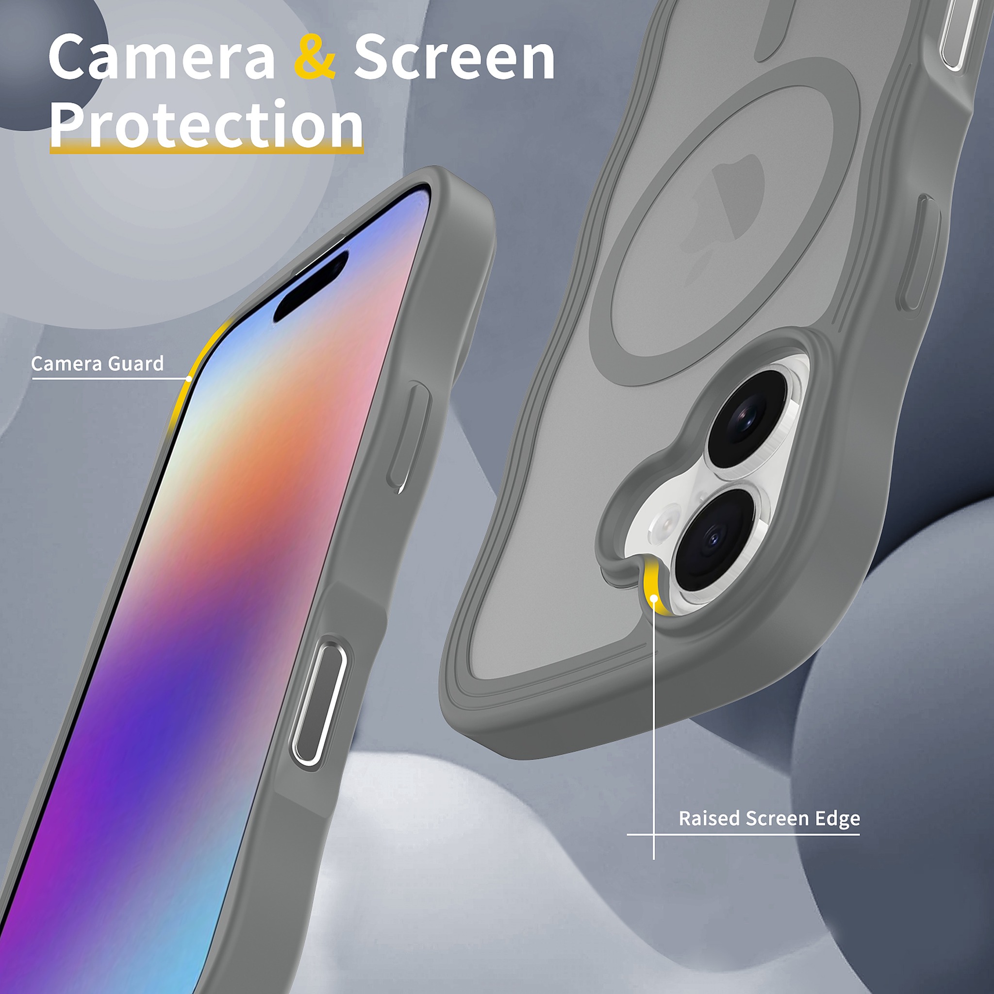 SendaFit Wavy Matte Two-in-One MagSafe Case for iPhone 17 detail 10
