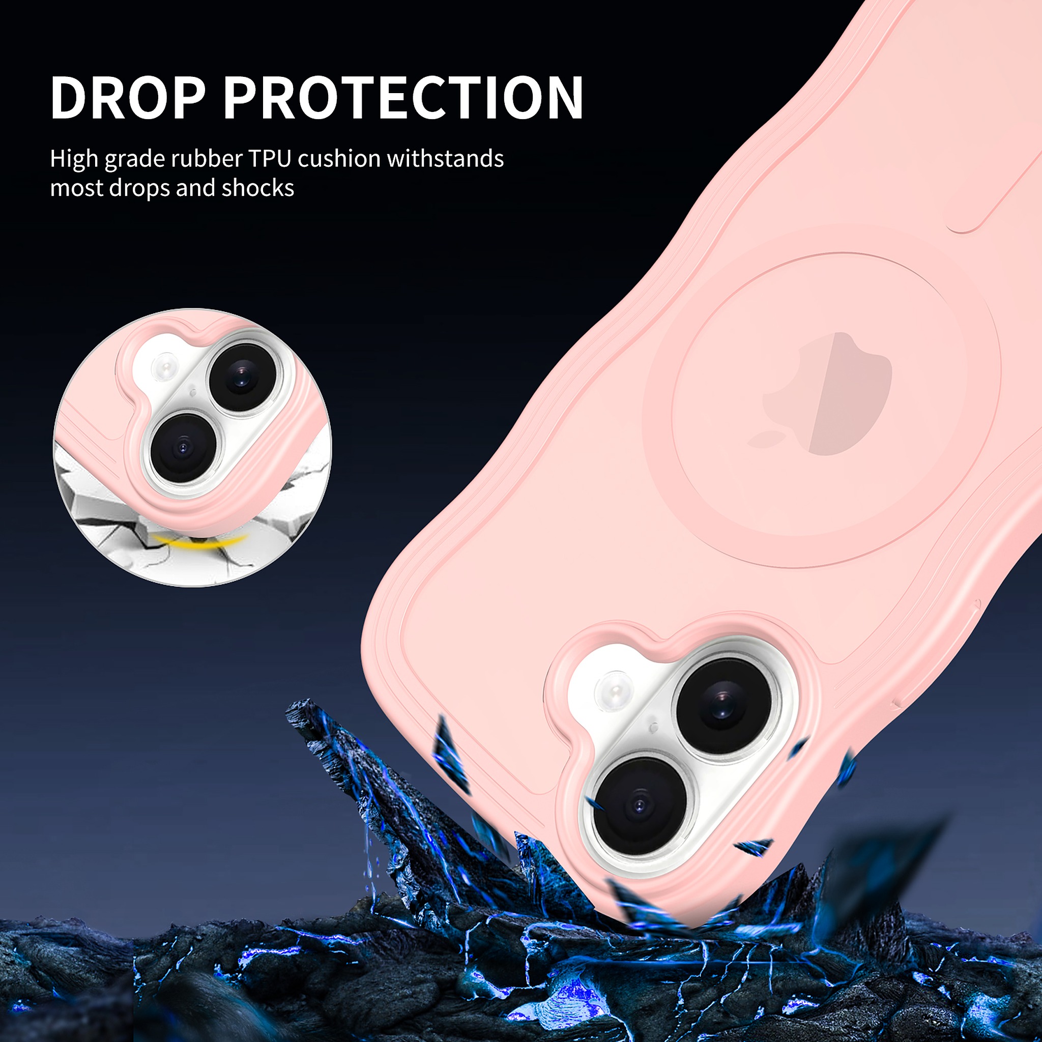 SendaFit Wavy Matte Two-in-One MagSafe Case for iPhone 17 detail 15