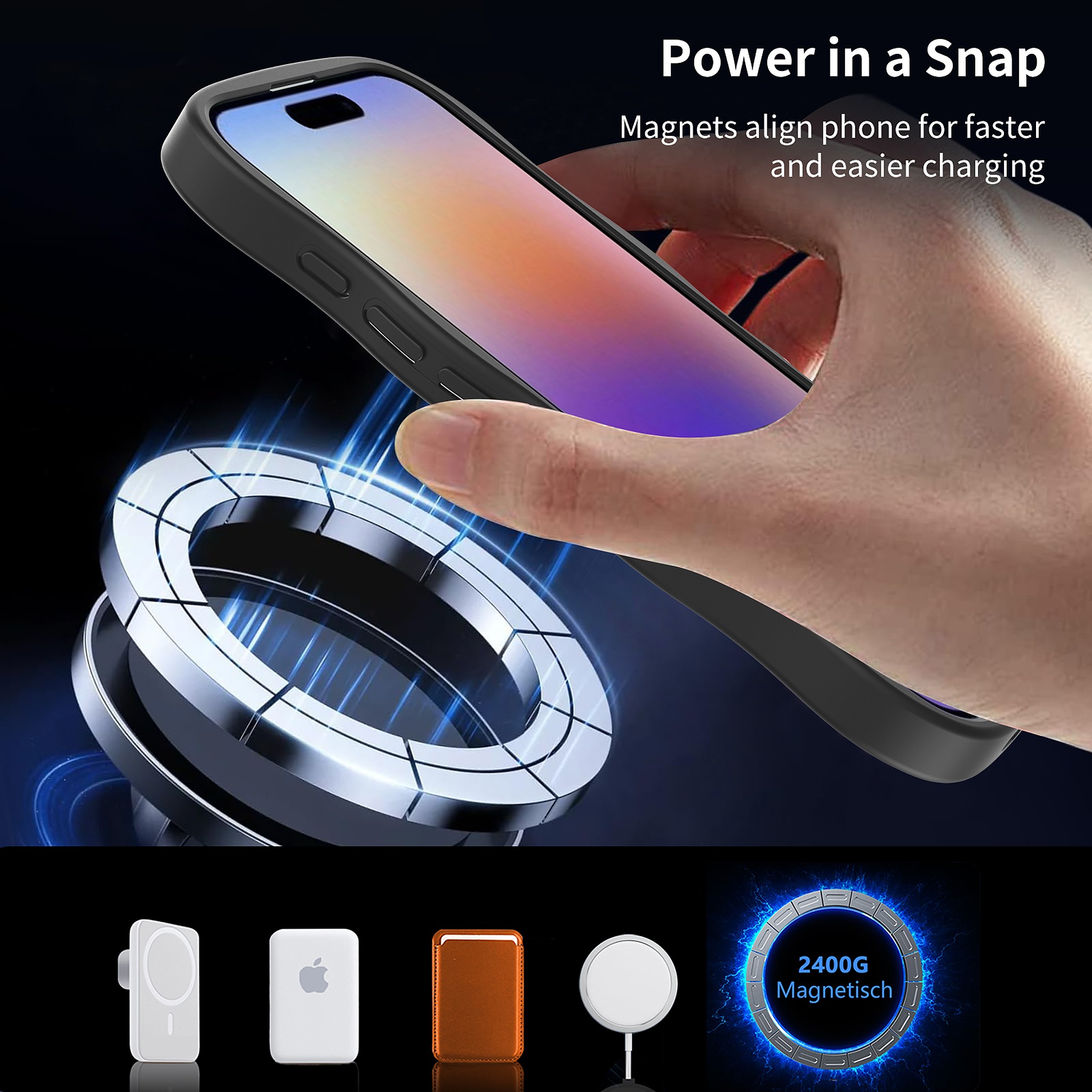 SendaFit Wavy Matte Two-in-One MagSafe Case for iPhone 17 detail 19