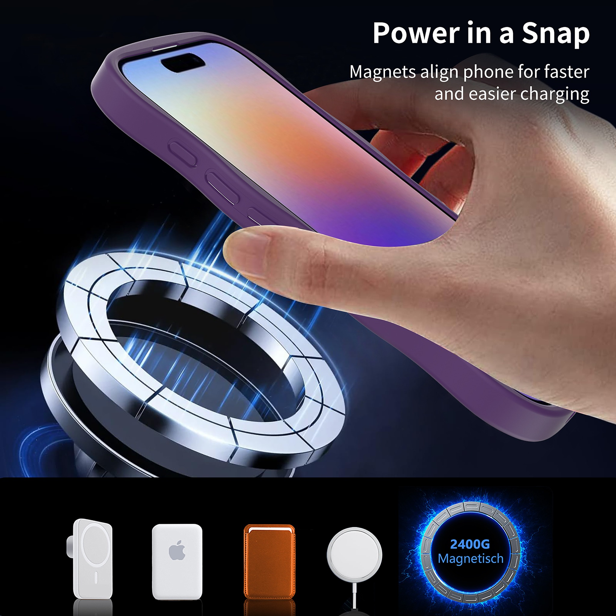 SendaFit Wavy Matte Two-in-One MagSafe Case for iPhone 17 detail 25